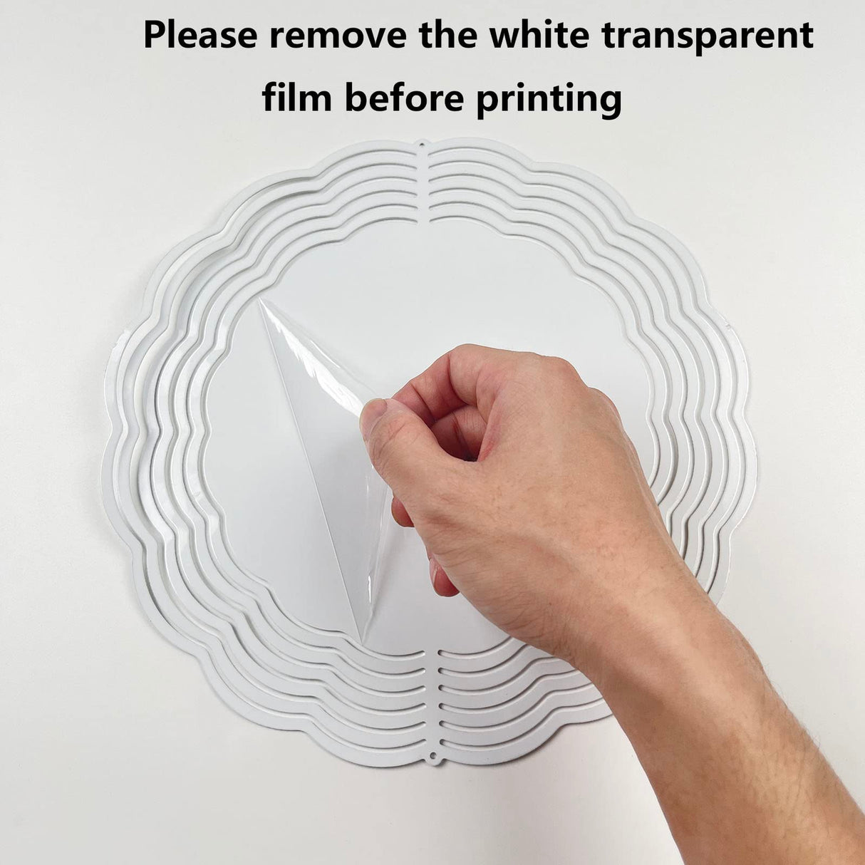 10 inch Sublimation Wind Spinner Blanks Round Bulk Sublimation Blanks Products Stainless Steel Metal Outdoor Garden Decoration for Heat Press Transfer Sublimation Blank Gift 10 Pack (10 pcs 10 inch) AiDiYGECO