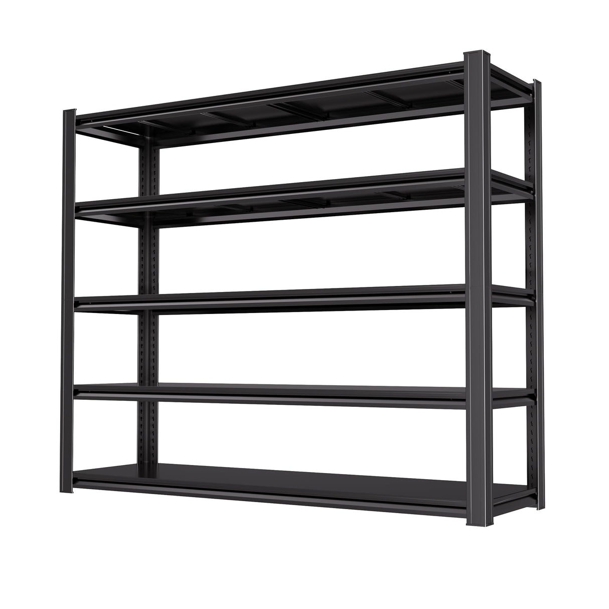 LI JIU HOME 84“H Garage Shelving Heavy Duty Storage Shelves 3500 LBS Adjustable Metal Shelving Uints and Storage for Garage,Warehouse,School,Commercial,Business, 62 "W x 24 "D x 84 "H LI JIU HOME