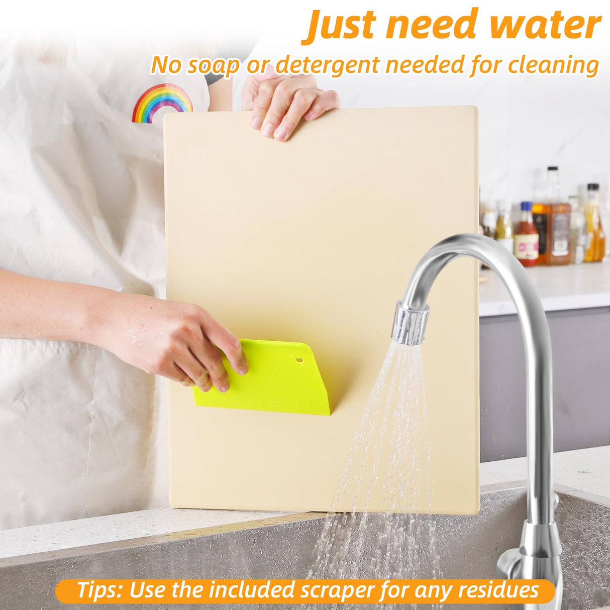 Pizza Stone 5 PCS Set, 15 x 12" Large Rectangle Pizza Stone Set for Oven with Metal Pizza Peels & Cutter Rocker, 0.6'' Thickened Stone Pizza Pan, Grill Baking Stone for Outdoor Grill for Pizza, Bread GOFOWRK