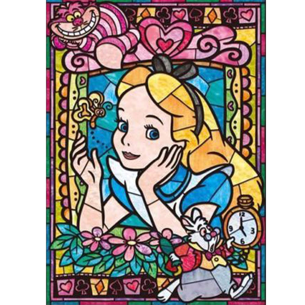 DIY 5D Diamond Painting Kit for Adult Kids,Princess Round Full Drill Embroidery Cross Stitch Picture Supplies Gem Arts Craft for Home Wall Decor Paint 11.8x15.7 inch MEGZIHXN