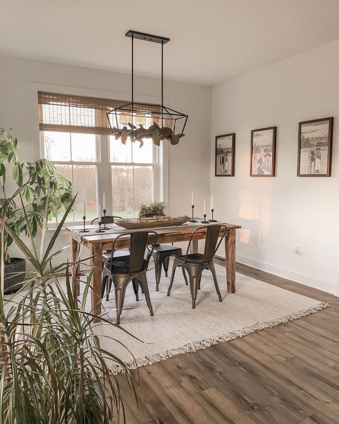 MOOD Custom Bamboo Shades | Modern | Cordless Bamboo Roman Shades for Windows and Doors (Natural Woven) | Modern Camel (Sheer) | 33" W X 72" H Mood