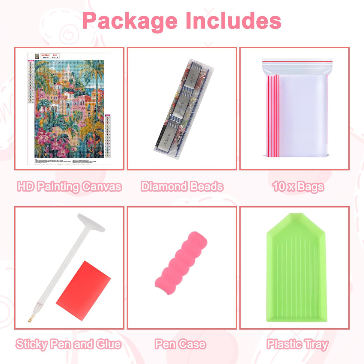 DOMROM City Diamond Painting Kits for Adults, Landscape Diamond Art Kits for Adults Beginner, DIY Diamond Dots Paint by Diamonds Art and Crafts for Hobbies, Gifts, Home Art Decor 12x16 inch DOMROM