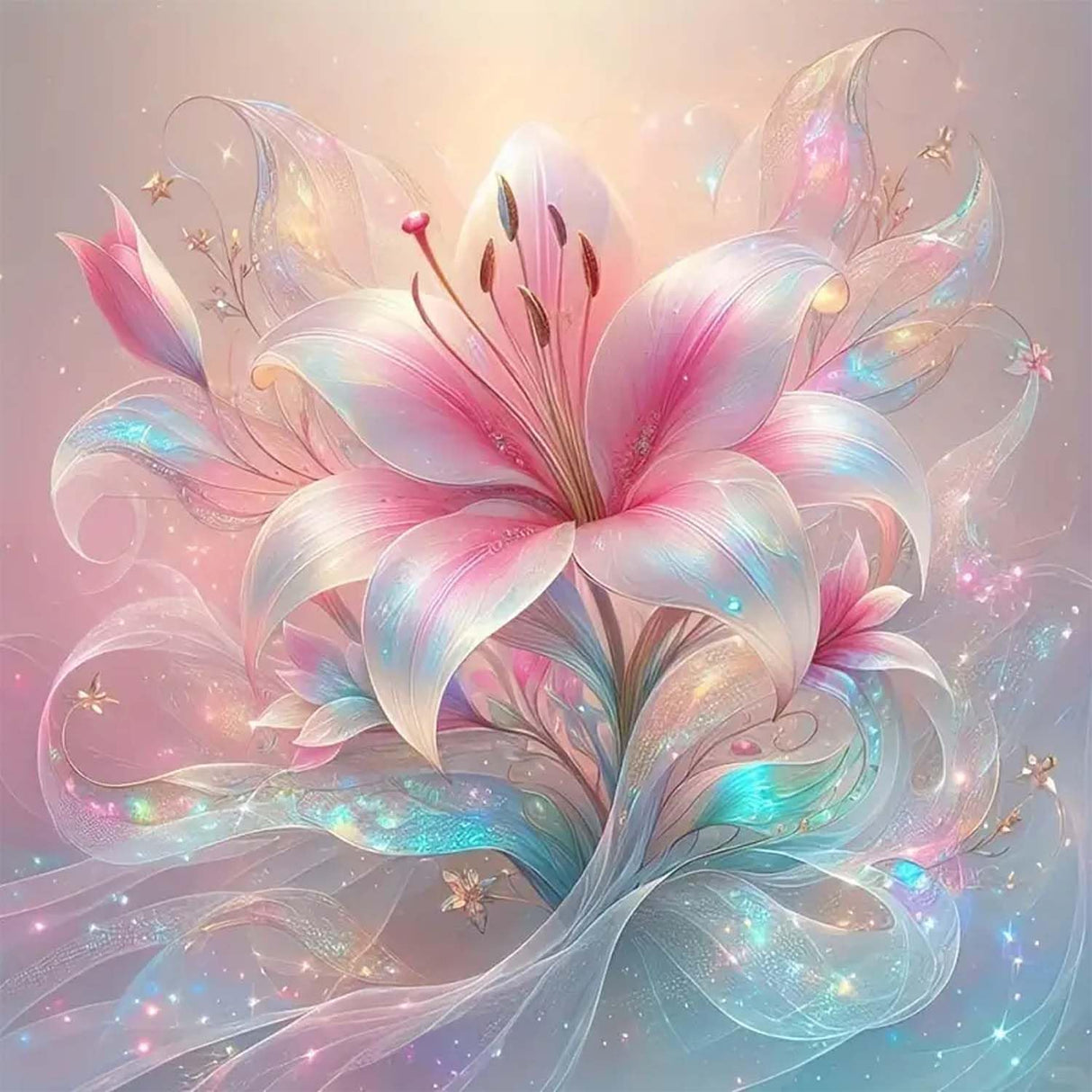 ZHUDENGXJL 5D Diamond Painting Kits for Adults,Pink Flowers Diamond Art Kits for Adults Beginner,DIY Full Drill Diamond Dot Gem Art Kits for Adults Beginners,Wall Home Decor 12 X 12inch ZHUDENGXJL