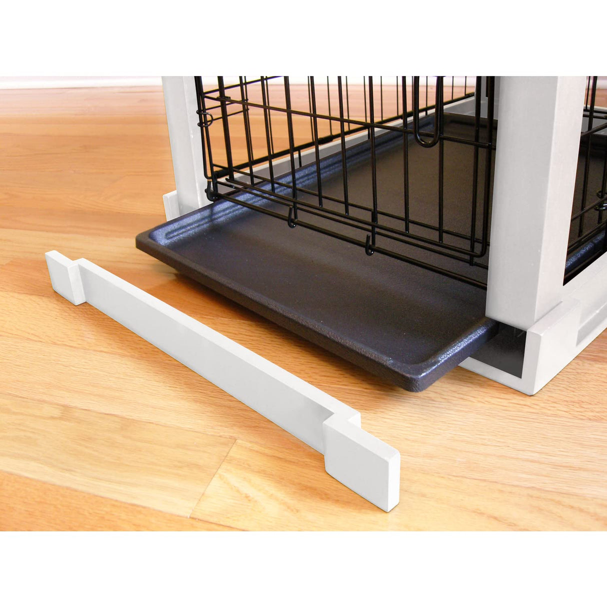 zoovilla White Dog Cage with Crate Cover, Dog Kennel Medium zoovilla