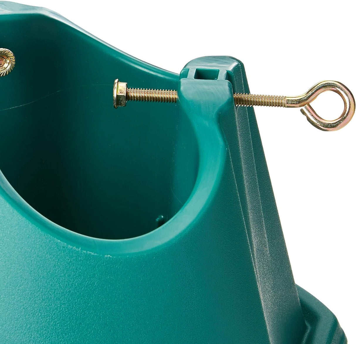 Rocky Mountain Goods Live Christmas Tree Stand for up to 5 Foot Real Tree - Heavy Duty Plastic with 3 Secure Eye Bolts for Easy/Secure Install - Steel Center Spike for Straight Tree - Easy Water Rocky Mountain Goods