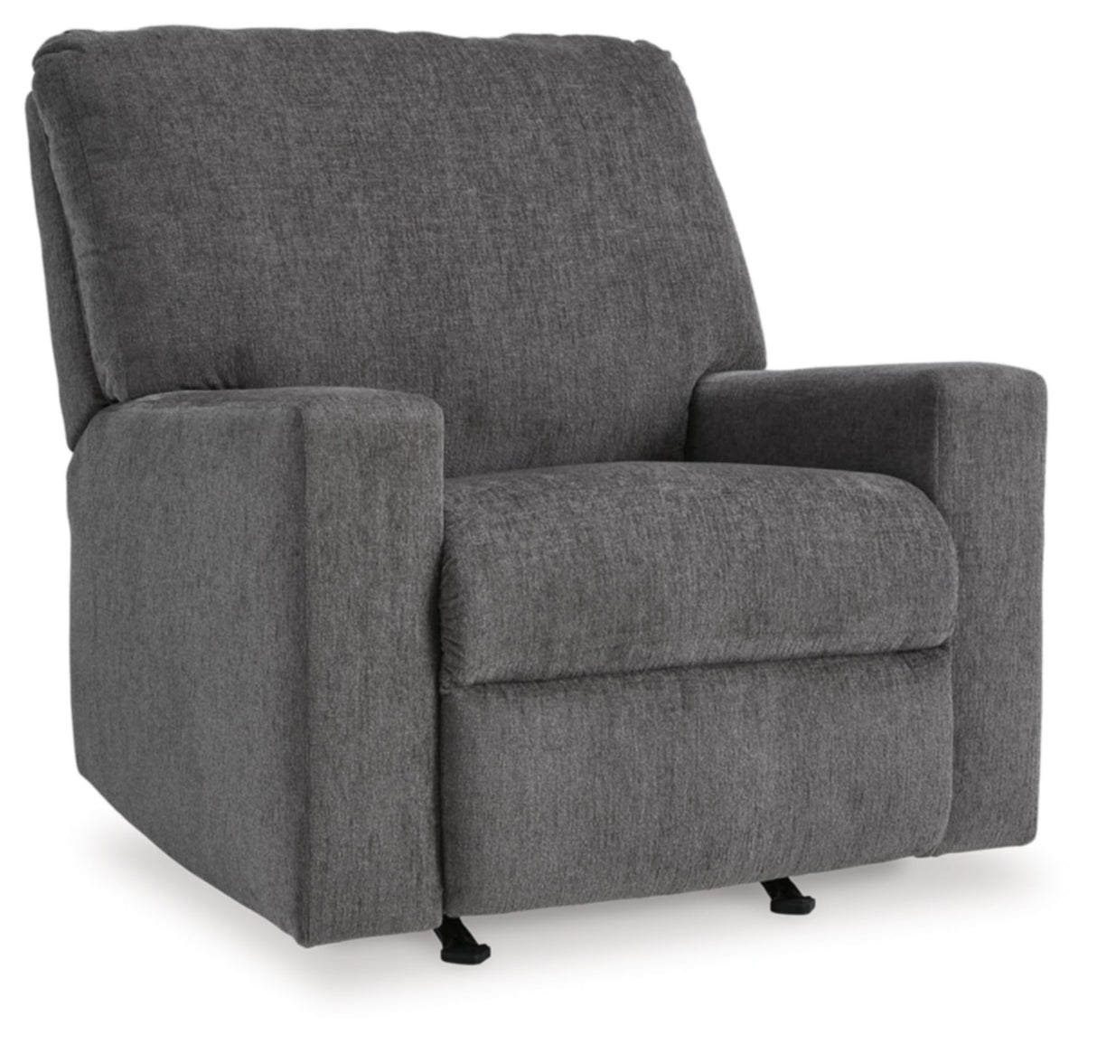 Signature Design by Ashley Rannis Casual Manual Rocker Recliner, Gray Signature Design by Ashley