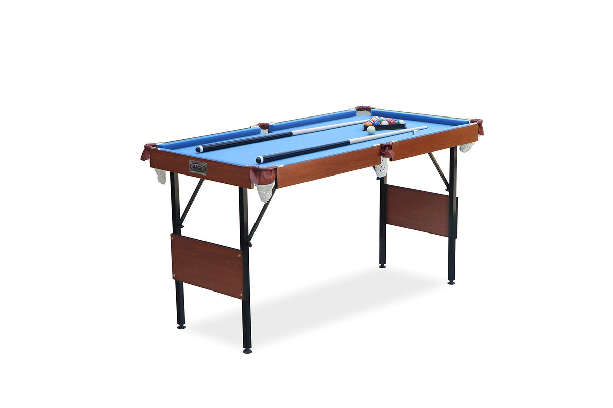 RACK Crux 55 in Folding Billiard/Pool Table (Blue) RACK