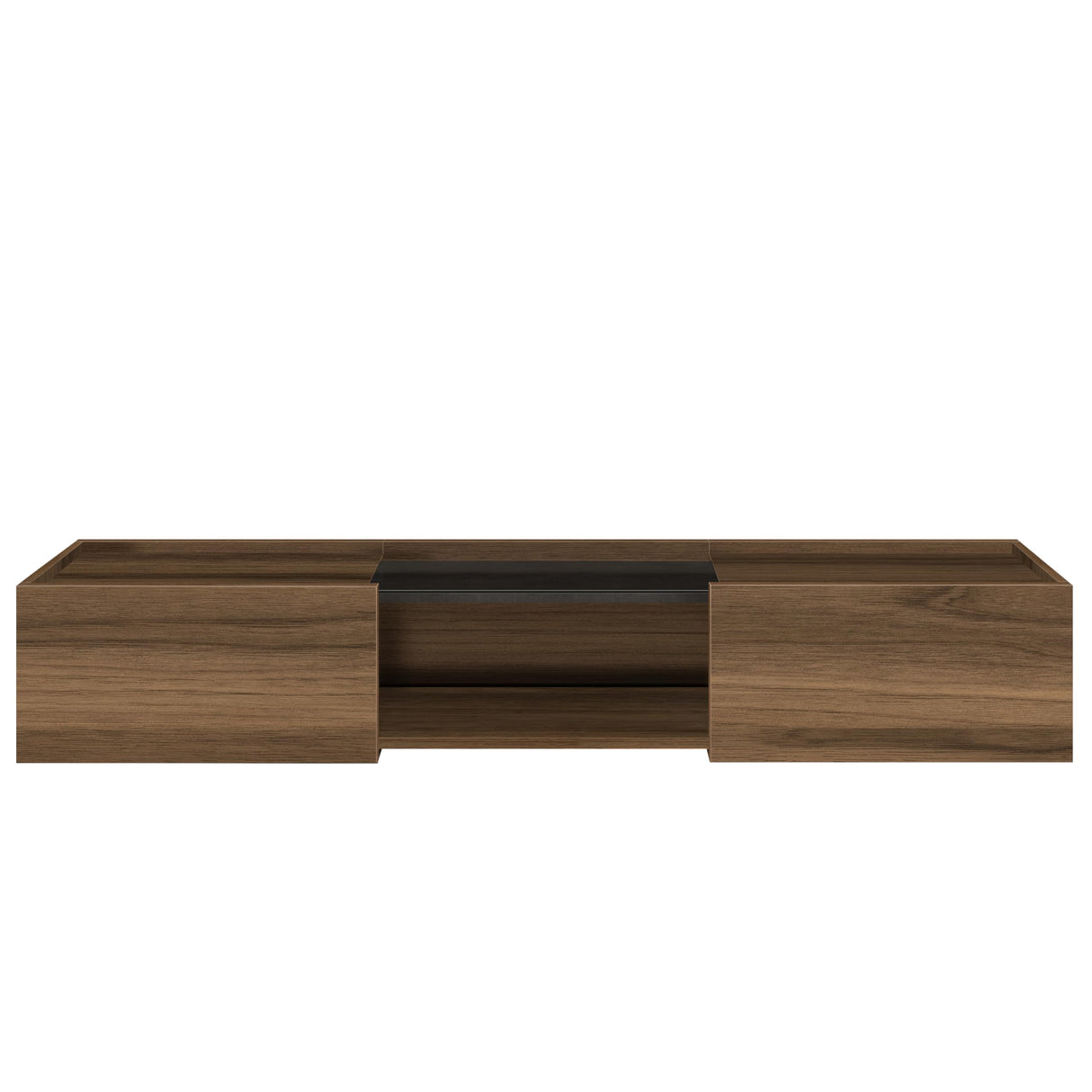Atelier Mobili Floating TV Stand 65 Inch TV, Wall Mounted Media Console, Mid Century Modern Media Console, Walnut TV Stand for Living Room, Floating Entertainment Center (Walnut, 69 Inches) ATELIER MOBILI THE LEADER OF THE INTERCHANGEABLE FURNITURE