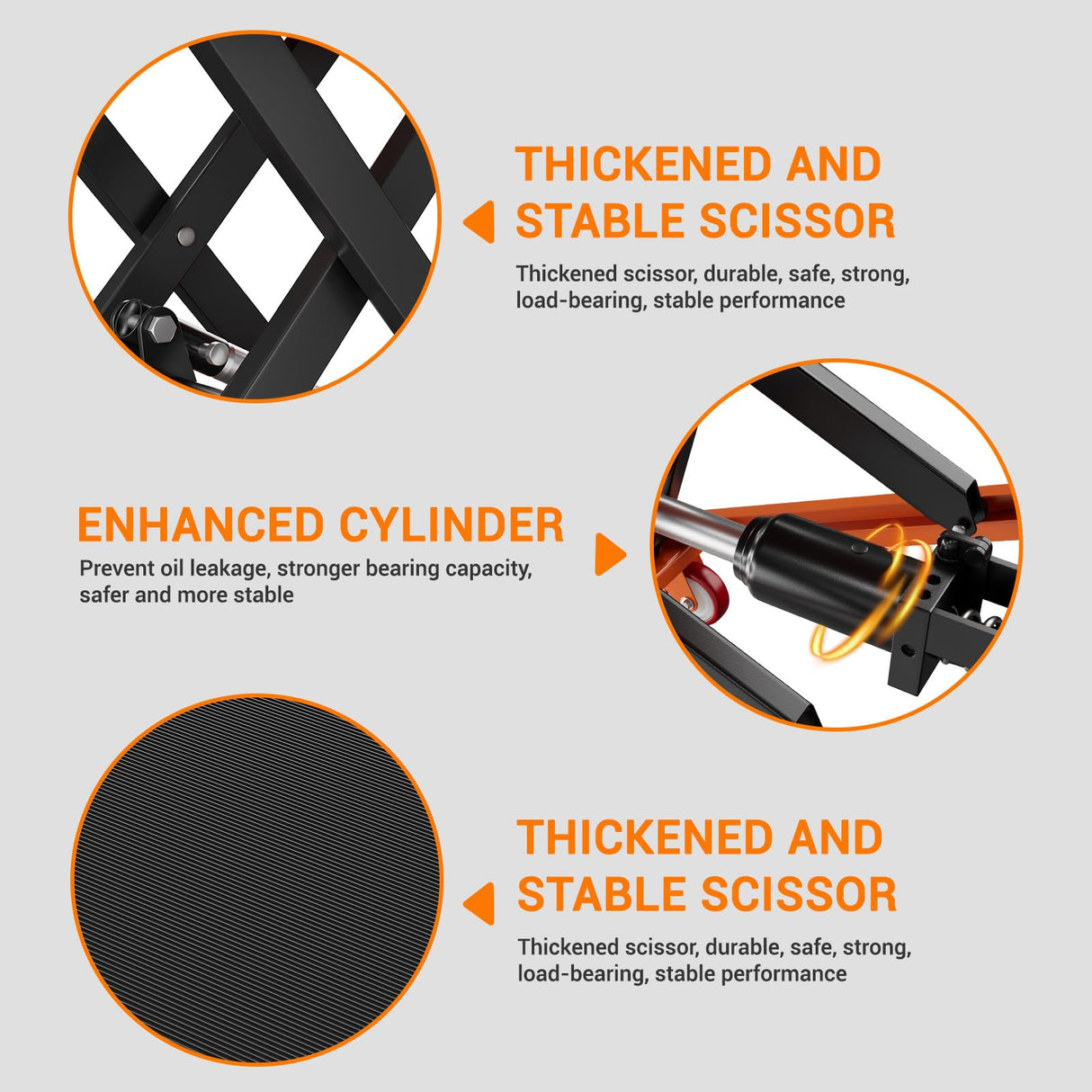 Hydraulic Lift Table Cart, 500lbs Capacity 28.5" Lifting Height, Manual Single Scissor Lift Table with Locking Wheels and Non-Slip Pad, Hydraulic Scissor Cart for Material Handling and Transportation GarveeTech