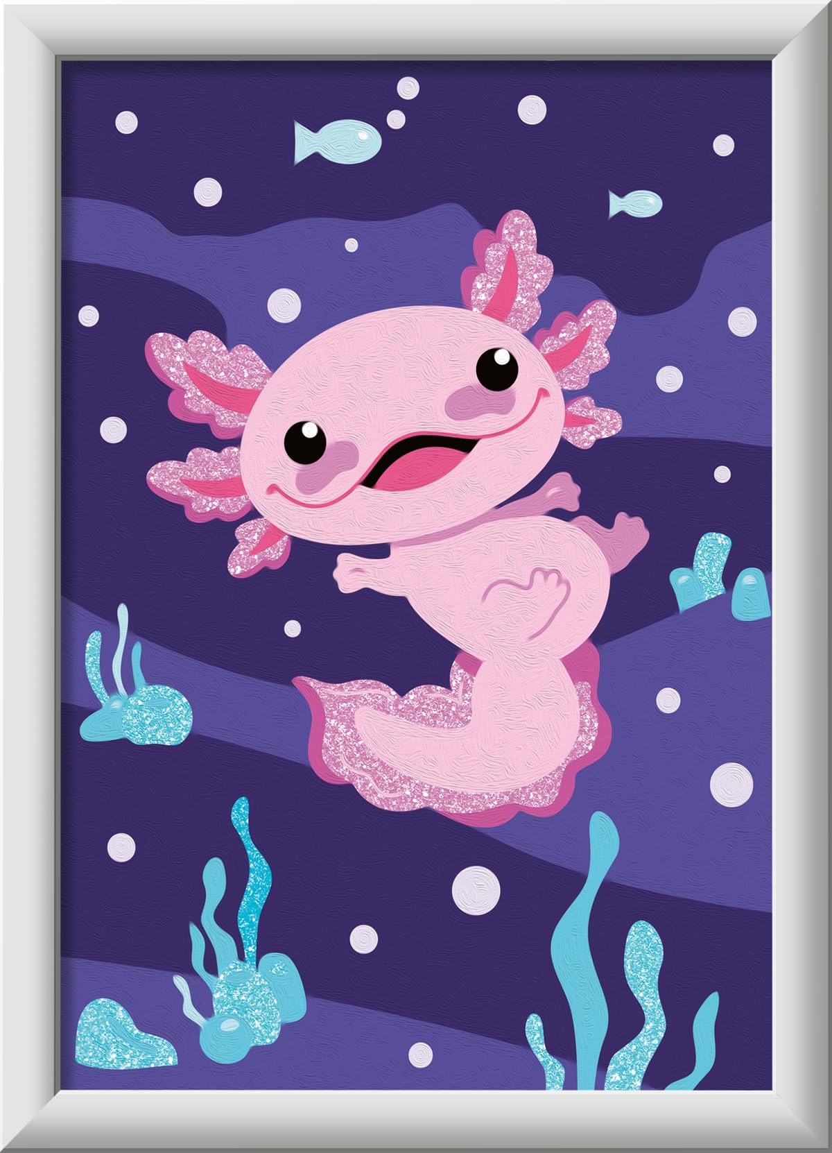 Ravensburger - Axolotl CreArt Paint by Numbers Kit | Fun & Easy DIY Art for Kids Age 7+ | Creative Gift Idea for Birthdays & Holidays Ravensburger