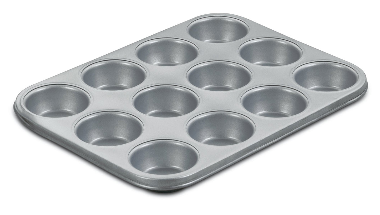 Cuisinart Chef's Classic Nonstick Bakeware 12-Cup Muffin Pan, Silver Cuisinart
