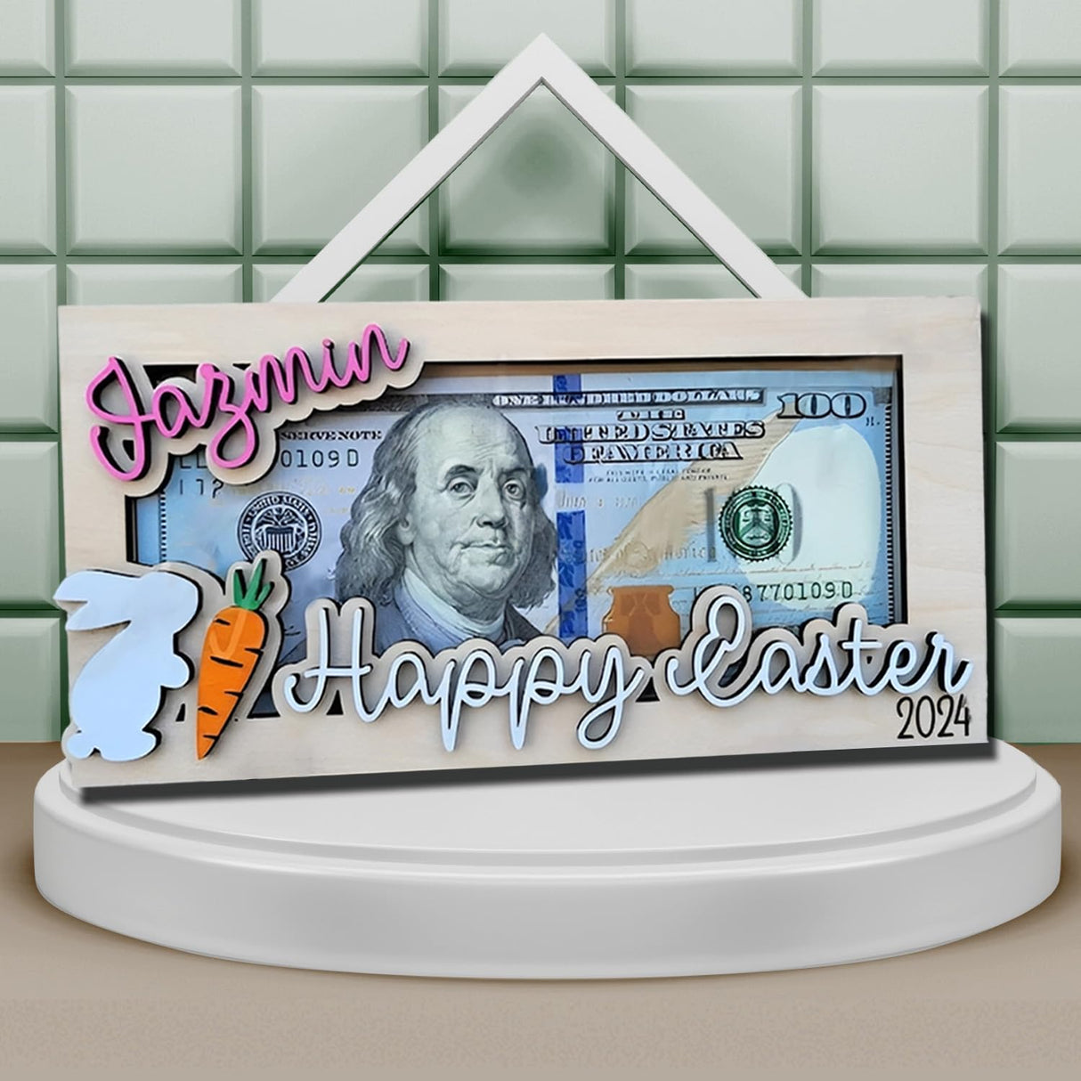 Easter Money Holder for Boys Girls, Surprise Place Card Holder, Custom Cash Holders with Pull Out, Happy Easter Gifts V-DECORPARKS