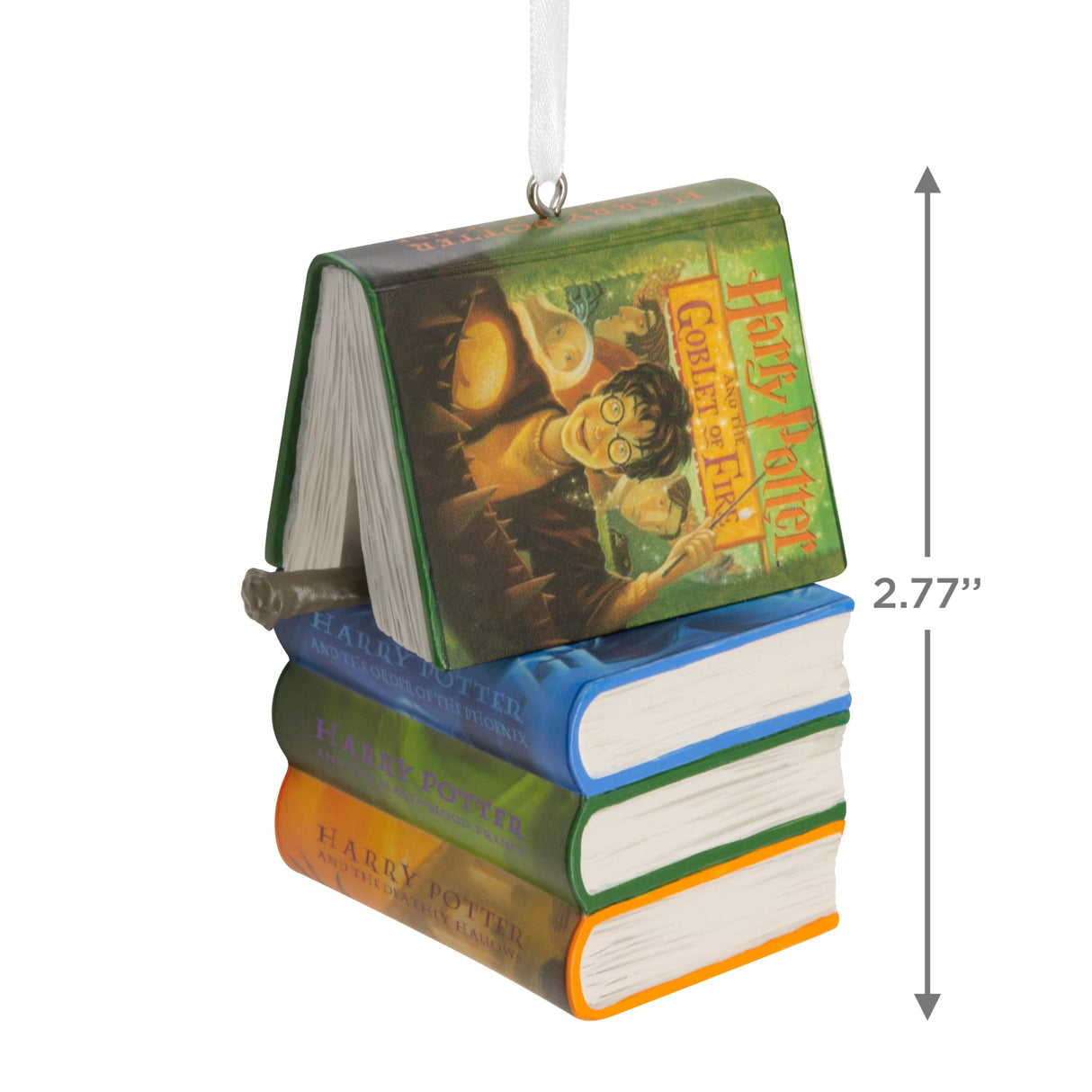 Hallmark Harry Potter Books and Wand Christmas Ornament Hallmark