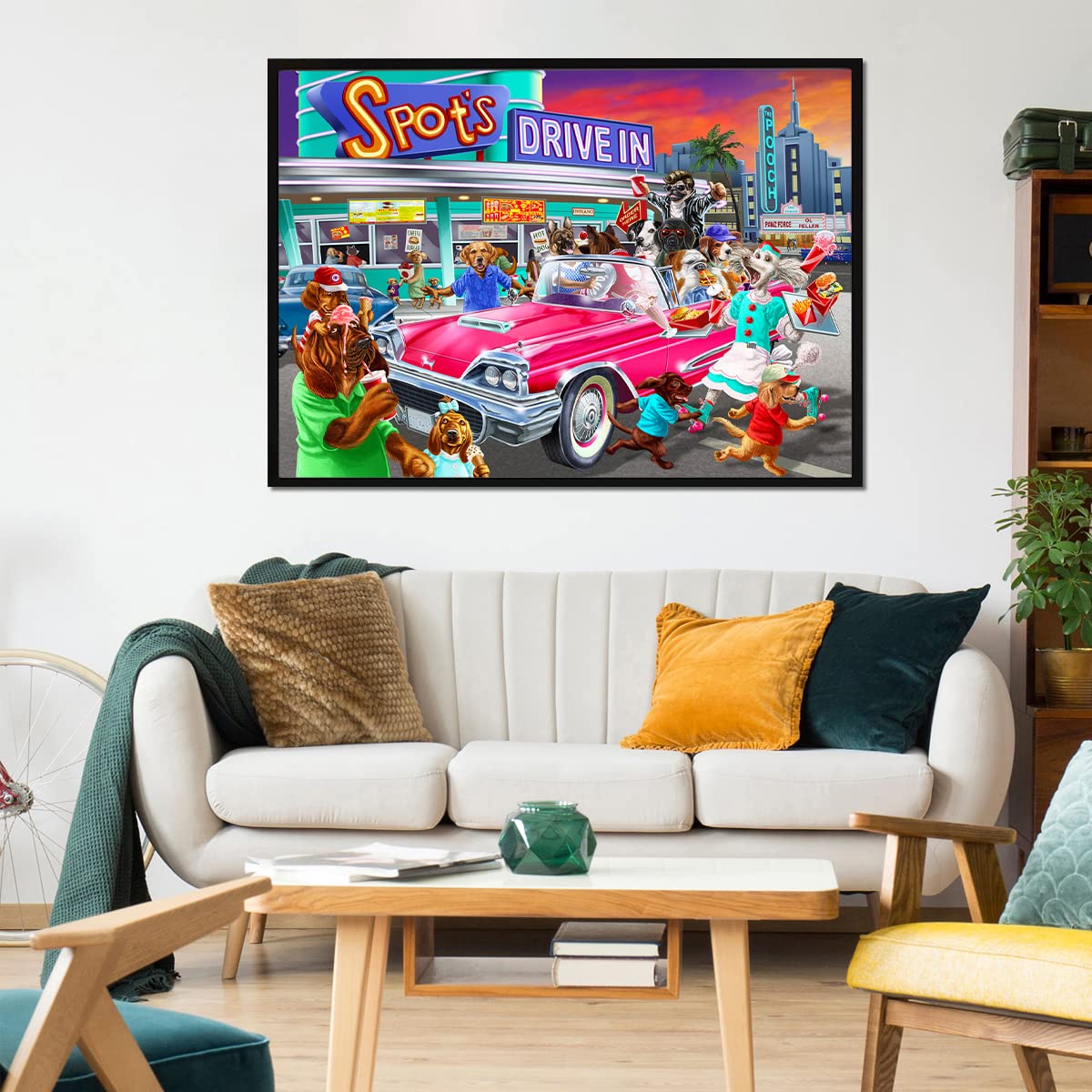 Jigsaw Puzzles for Adults 1000 Piece Puzzle for Adults 1000 Pieces Puzzle 1000 Pieces-Dog Puzzles for Adults HUADADA