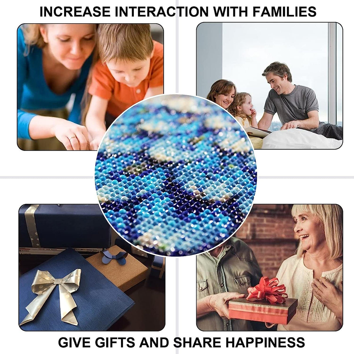 SOTYIOO Diamond Painting Kits for Adults. Dragon Diamond Art Full Drill Round Gem Art 5D Diamond Dots Suitable Home Wall Decor 12x16inch SOTYIOO