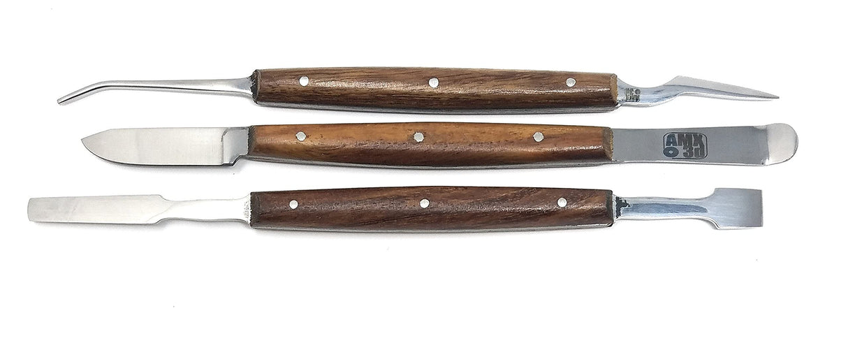 3D Printing 3D Print Clean-Up Utility Tool Kit– 3 Piece Precision Print Clean-Up Tool Set – Double Ended Support Removal Accessories for 3D Prints AMX3d