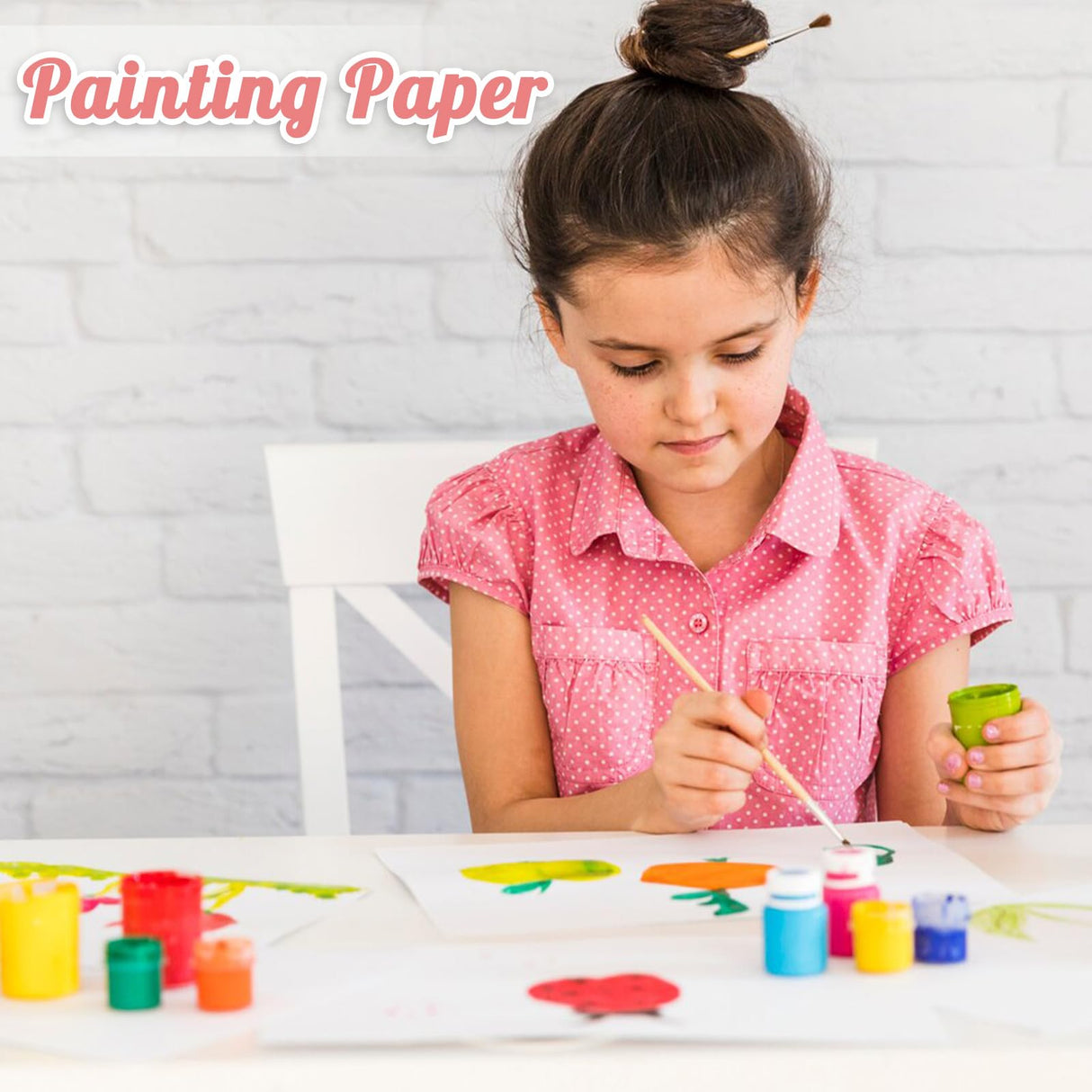 30 Sheets Watercolor Paper 8.5 x 11, 140 lb/300 GSM Cold Press Watercolor Paper Bulk White Water Color Paper Cotton Paper for Kids Students Adults Beginners Artists Prudiut