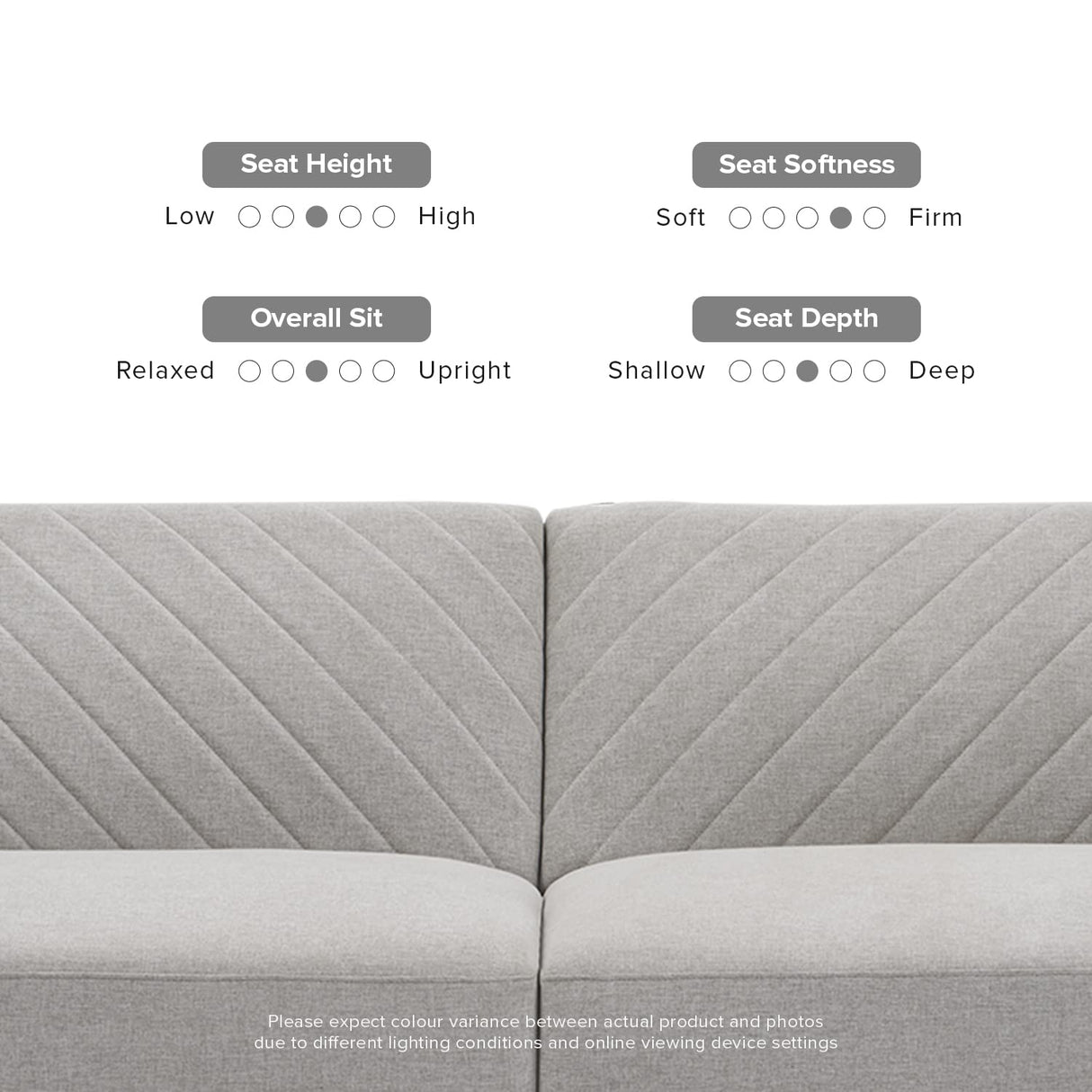 mopio Futon Sofa Bed, Couch, Small Sofa, Sleeper Sofa, Loveseat, Mid Century Modern Futon Couch, Sofa Cama, Couches for Living Room (Light Gray Fabric) mopio