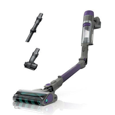 Shark Cordless Vacuum Cleaner with HEPA Filter, PowerDetect Clean & Empty, Powerful Suction, Pet Hair Pickup, Carpets & Hardfloor, Grey/Purple, IP1251