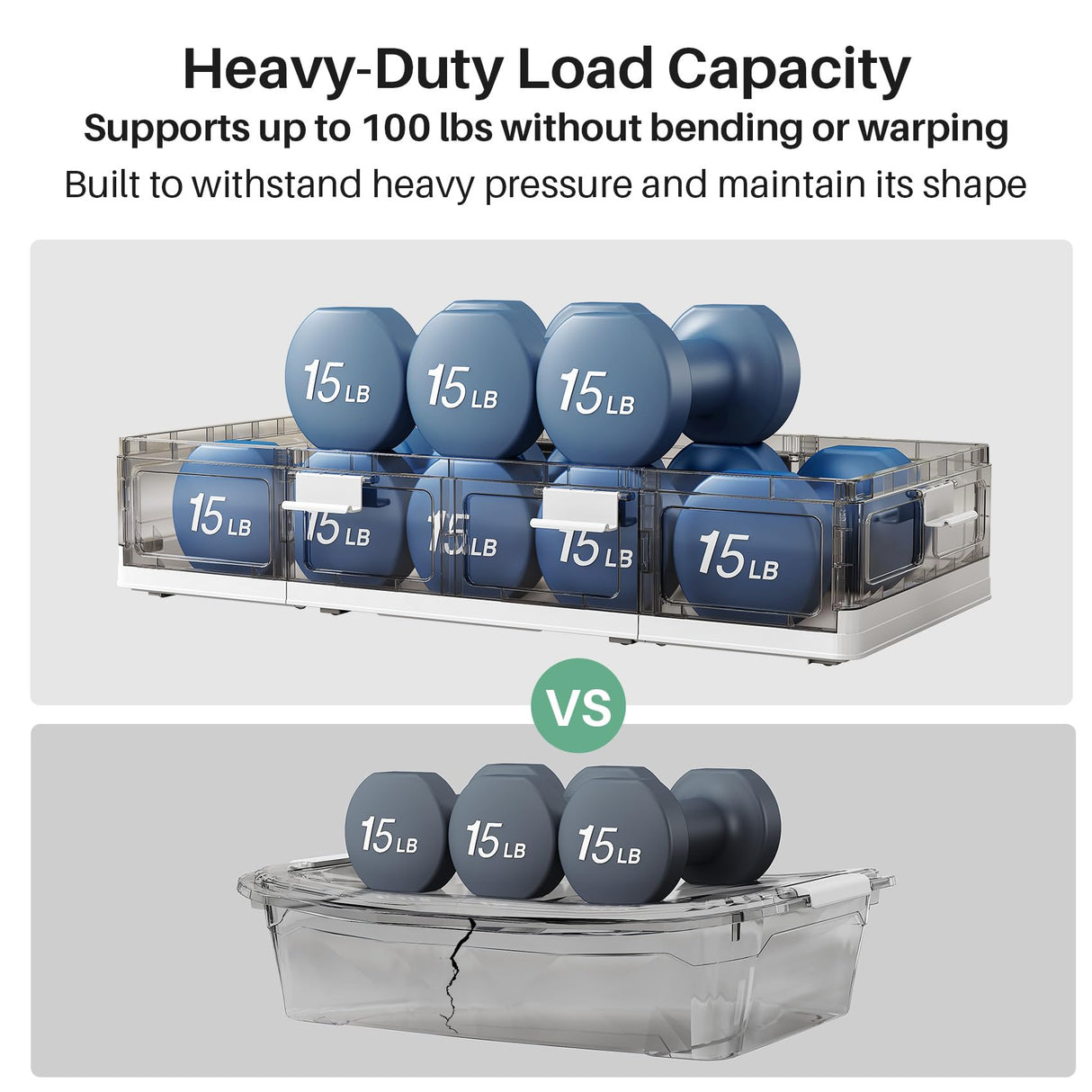 Kitstorack Clear Plastic Under Bed Storage Containers Bins with Lids and 8 Pre-installed Wheels,37.8 Qt, Rolling Foldable Flat Under Bed Organizer Boxes for Clothes Shoes Clothing Bedroom, Large Kitstorack