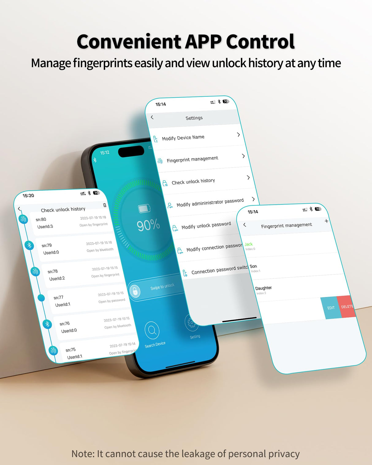 BILLCONCH Gun Safe for Handgun - Biometric Pistol Safe 4 Ways Quick Access with Fingerprint/Full-digital Keypad/Key/APP Lock and Security Cable for Nightstand Bedside Home - Limited Gold BILLCONCH