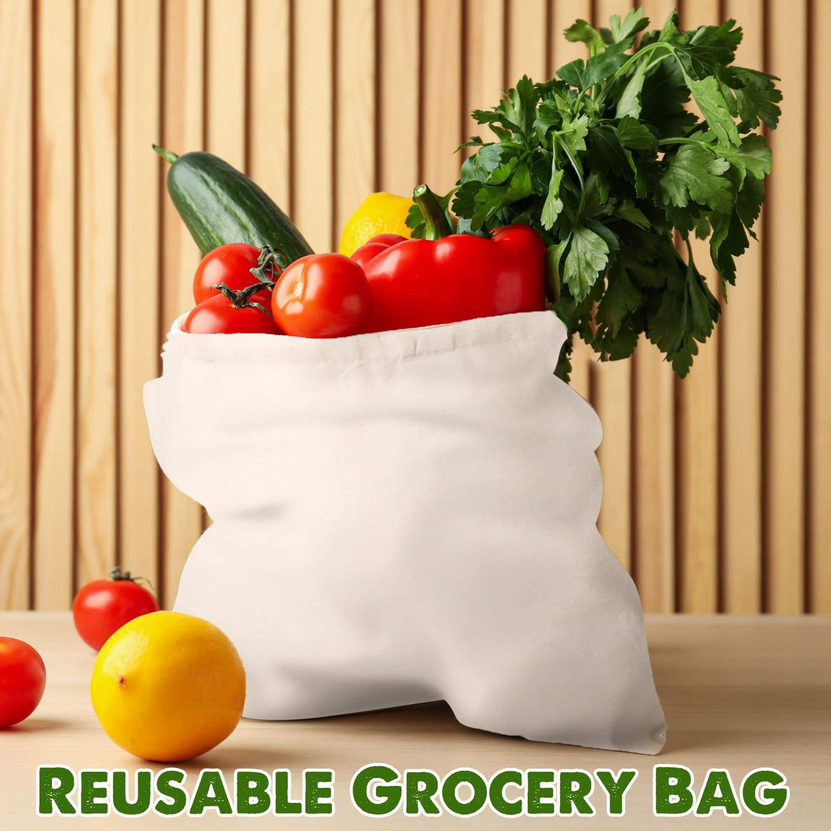 Mimorou 48 Pcs Sublimation Cotton Tote Bags Blank Canvas Bag Bulk Reusable Grocery Bag with Handles for Sublimation DIY Holiday Christmas Operation Gift,13 x 15 Inch Mimorou