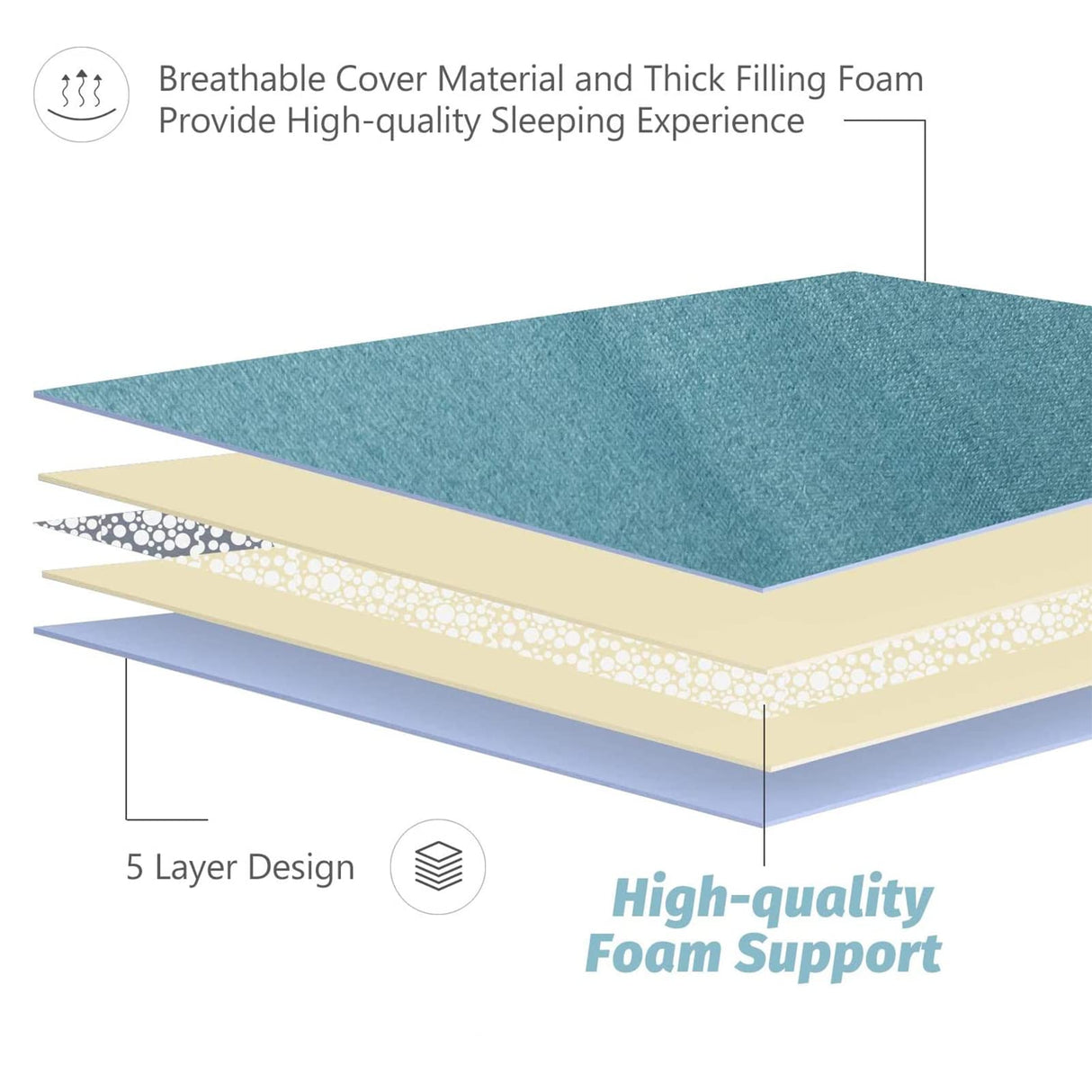 MAXYOYO Floral Printed Rustic Style Japanese Floor, Futon Mattress for Adults Foldable Roll Up Camping Mattress Floor Lounger Bed Couches and Sofas Twin Size MAXYOYO