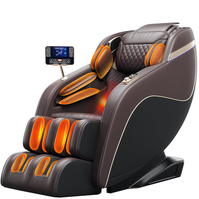 VUYSUYVY 4D Massage Chair, Zero Gravity Full Body Shiatsu Massage Chair Recliner W/SL-Track, Heat, Deep Stretch, Body Scan, Airbag, Foot Roller, 2025 Intelligent Massage Chairs for Relaxation