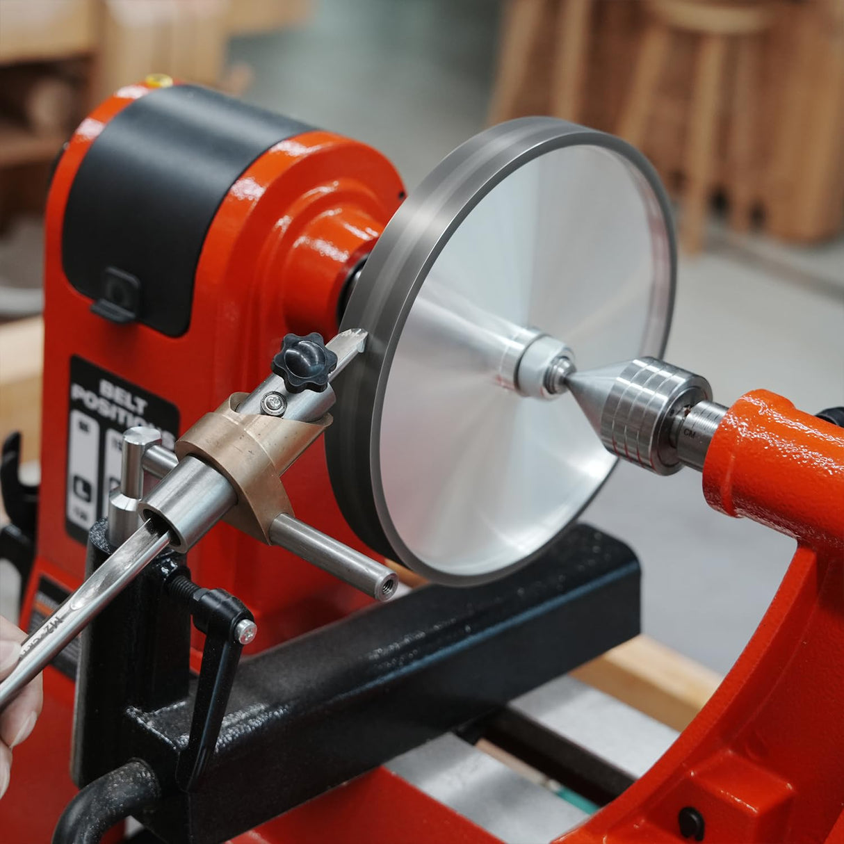 BMWOOD LG-GRIND Lathe Tool Rest Sharpening System Kit, used on Woodturning Lathe, Grinding Jig for wood chisels. BMWOOD