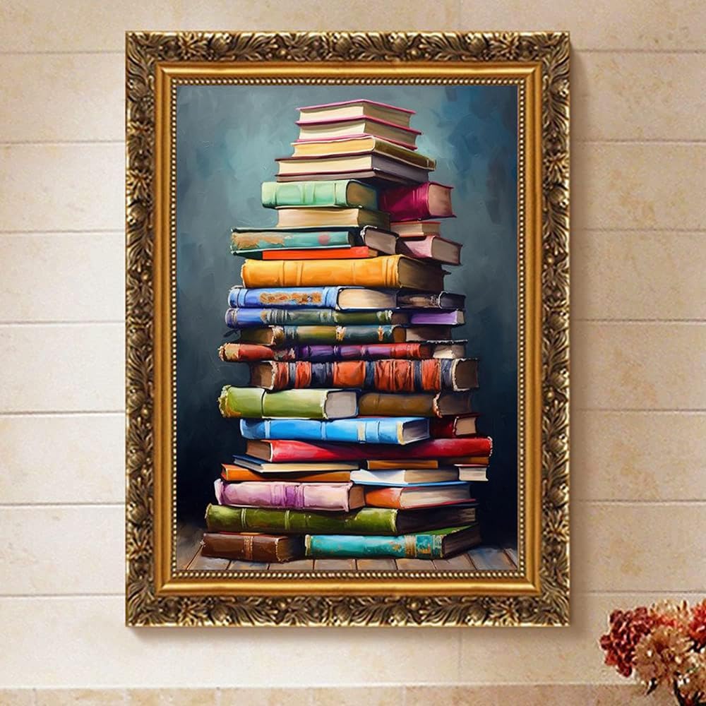 ARPADAMO Diamond Art Kits for Adults,5D Book Diamond Painting DIY Flower Diamond Art Diamond Painting Kits for Adult,Round Full Drill Diamonds, Diamond Art Kits for Home Decor-12x16inch ARPADAMO