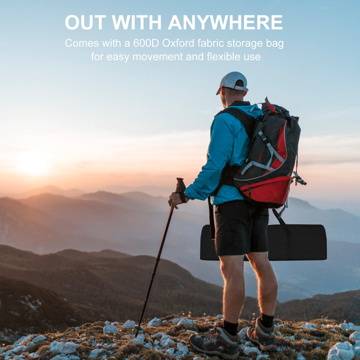 PioneerWorks Hammock Stand, Steel Hammock Frame Heavy Duty 550 LBS Capacity 2Person, Fits Hammocks 9 to 14 Ft, Portable Hammock Rack Adjustable Universal for Indoor Outdoor Backyard Camping Use PioneerWorks