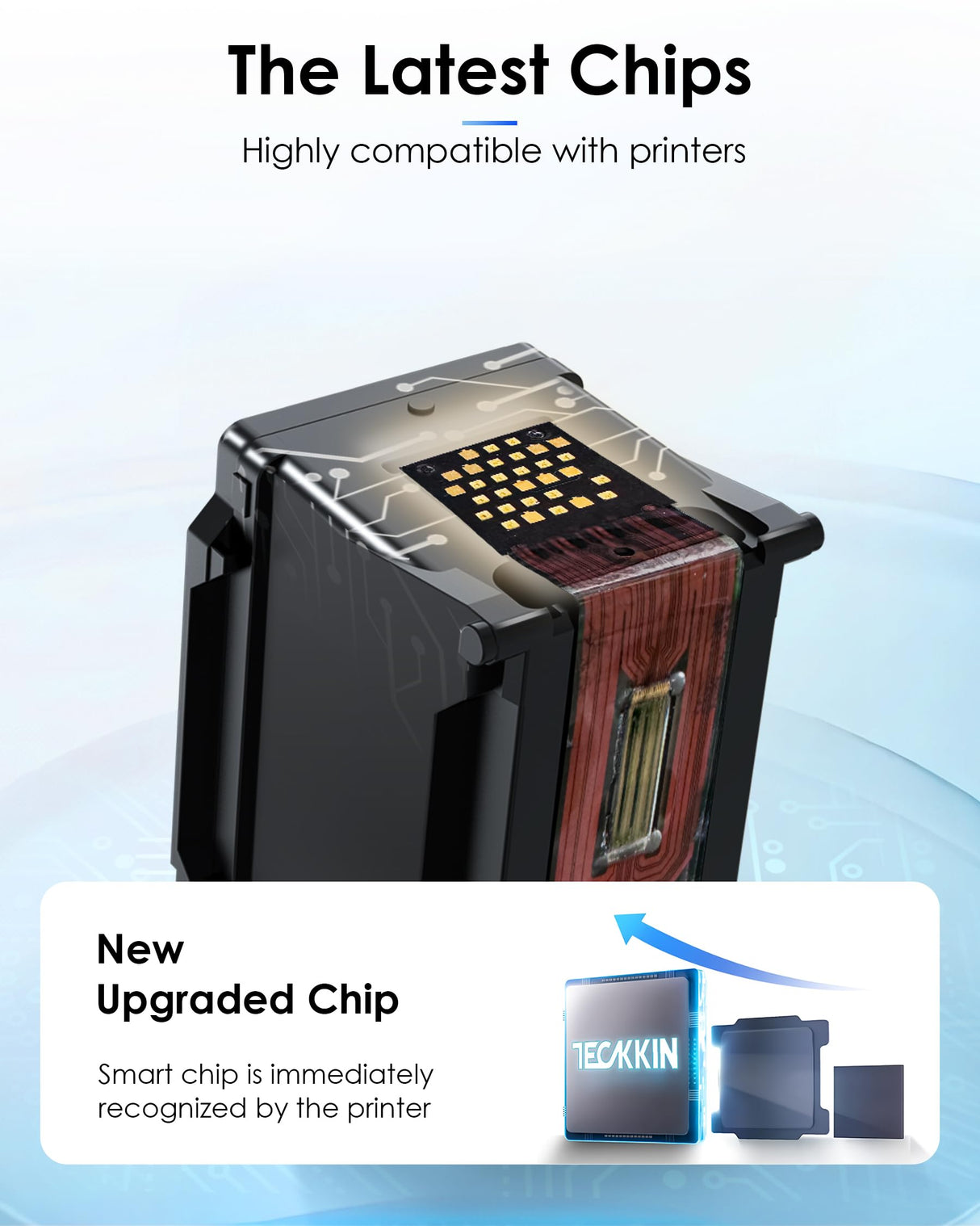 PG-245 XL/CL-246 XL High Capacity Combo Pack for Canon 245XL/Black and The 246XL/Color Works with Canon Pixma MX490 MX492 MG2522 TR4520 MG3022 MG2520 TS3100 TS3122 TS3300 Printer(1 Black,1 Tri-Color) TECKKIN