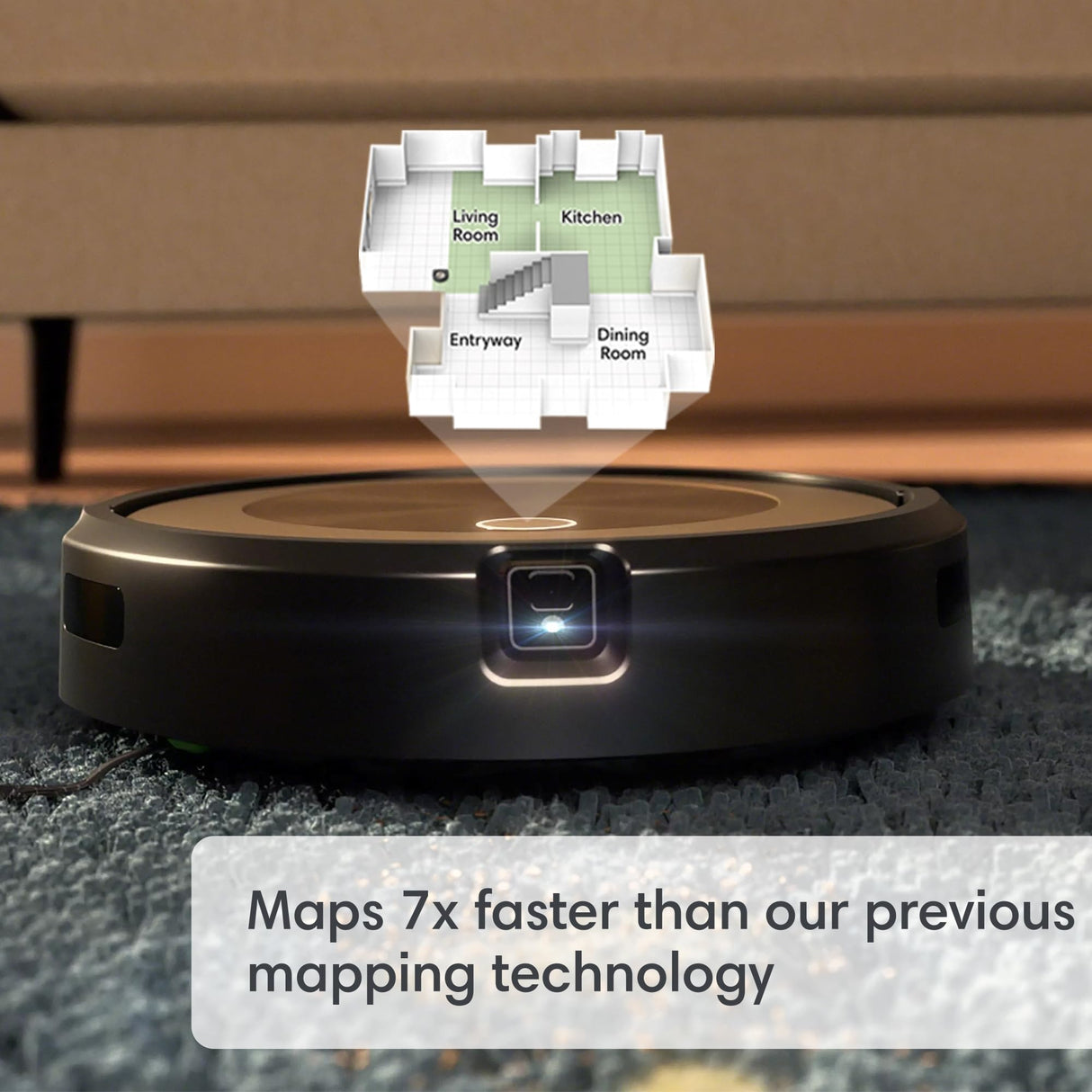 iRobot Roomba j9+ Self-Emptying Robot Vacuum – Powerful Suction, Identifies and Avoids Obstacles Like pet Waste, Sel-Empties for 60 Days, Best for Homes with Pets, Smart Mapping, Works with Alexa iRobot