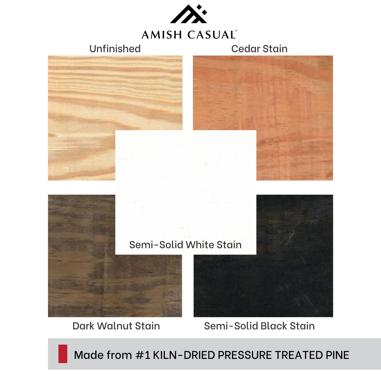 Amish Heavy Duty 800 Lb Mission Pressure Treated Porch Glider with Cupholders (5 Foot, Cedar Stain) Amish Casual