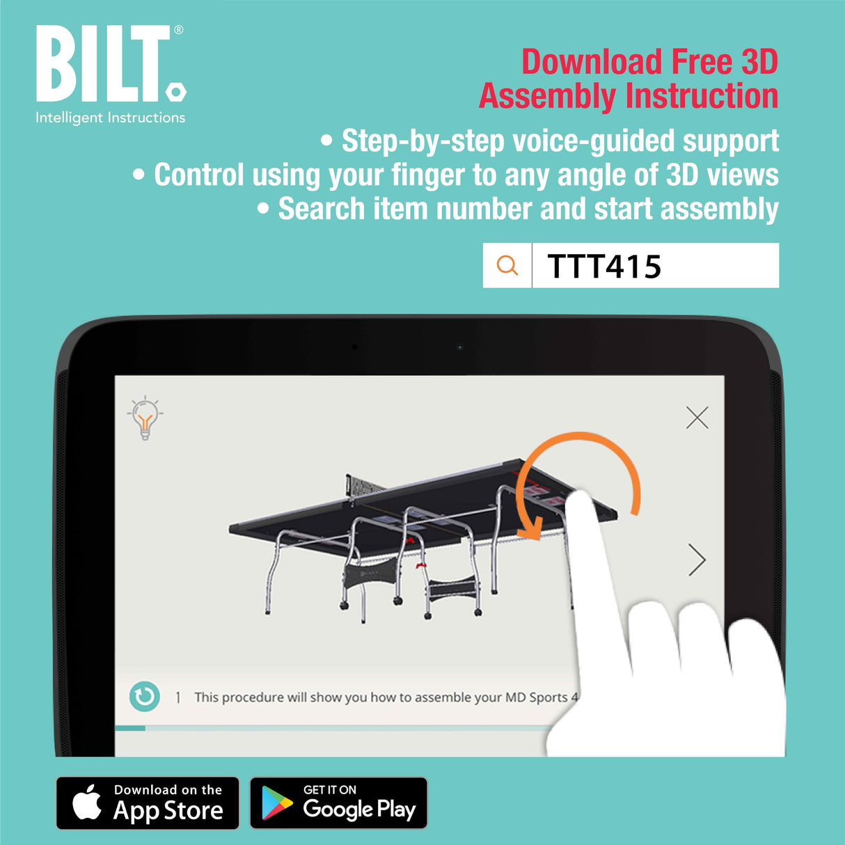 MD Sports Table Tennis Set, Regulation Ping Pong Table with Net, Paddles and Balls (8 Pieces) - Green and White MD Sports