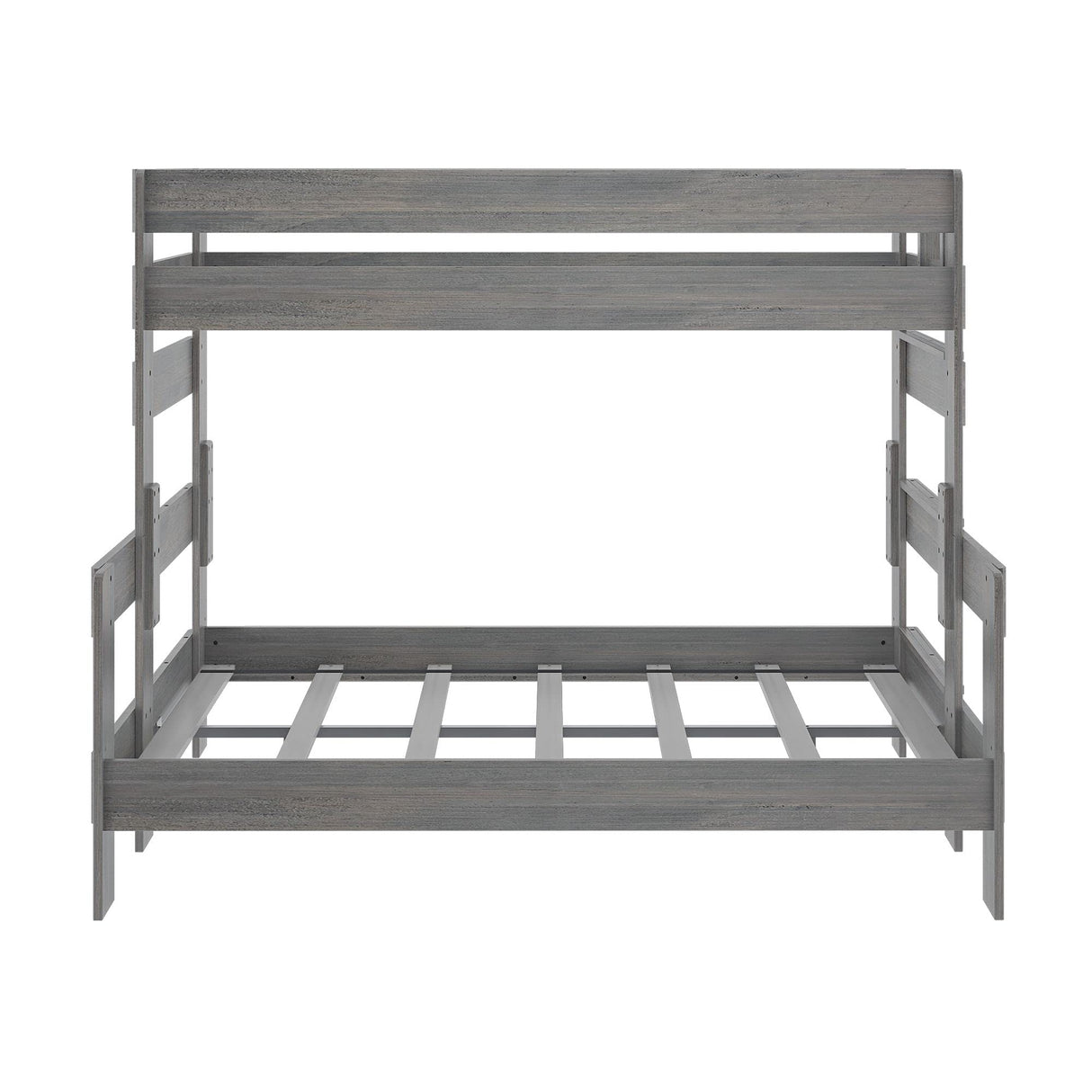 Farmhouse Twin XL Over Queen Bunk Bed by Max & Lily in Driftwood Finish Max & Lily