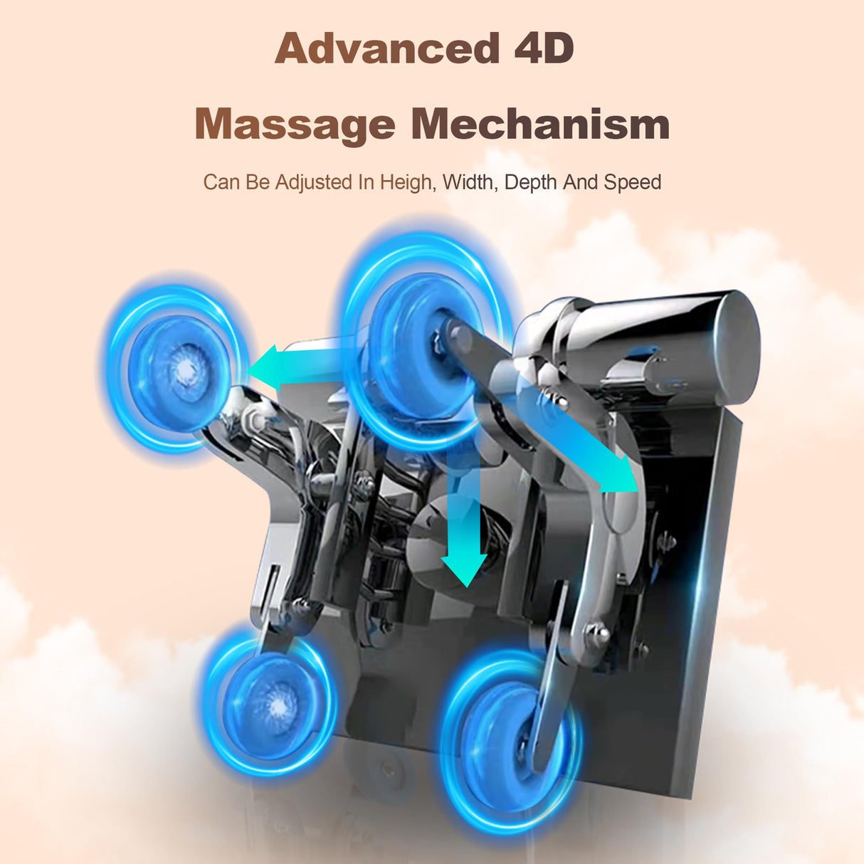 MassaMAX A675 4D Massage Chair, 2026 with 125°–167° Adjustable i-Open Flexible Track | Full Body Scan & Stretch | Calf Kneading & Auto Footrest | Zero Gravity Recline | 22 Modes MassaMAX