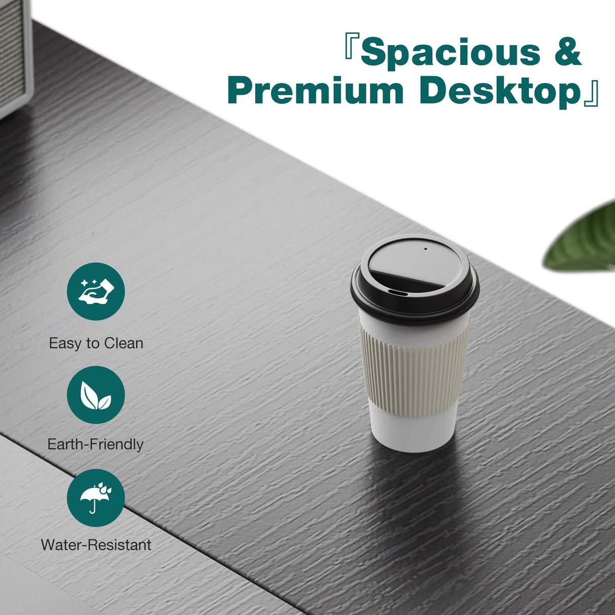 SMUG Computer Desk with Storage Drawers, Small Office Desk Modern Simple Study Writing Table for Home Bedroom, Spacious 40X24 Desktop with 2-Tier Drawer, Black SMUG