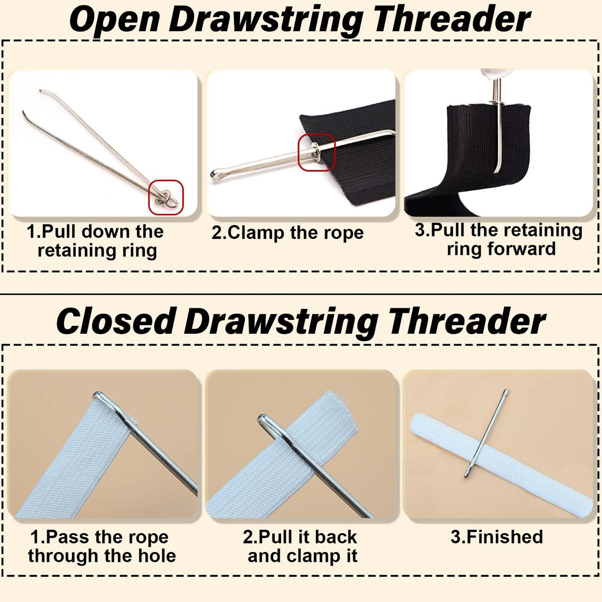Needle Threaders Kit,29 Pcs Needle Threader Tool for Hand Sewing,Sewing Needle Threader for Embroidery Floss Include Seam Ripper,Embroidery Needles,Thimble,Scissors and Measuring Tape keepsweat