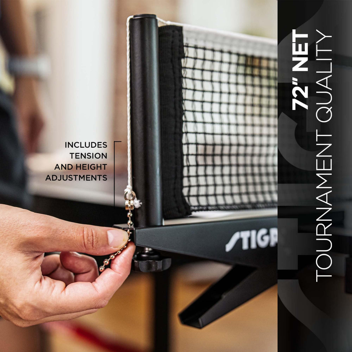 STIGA Advantage Series Ping Pong Tables - 13, 15, 19, and 25mm Tabletops - Quickplay 10 Minute Assembly - Playback Mode - Recreational to Tournament Level Stiga