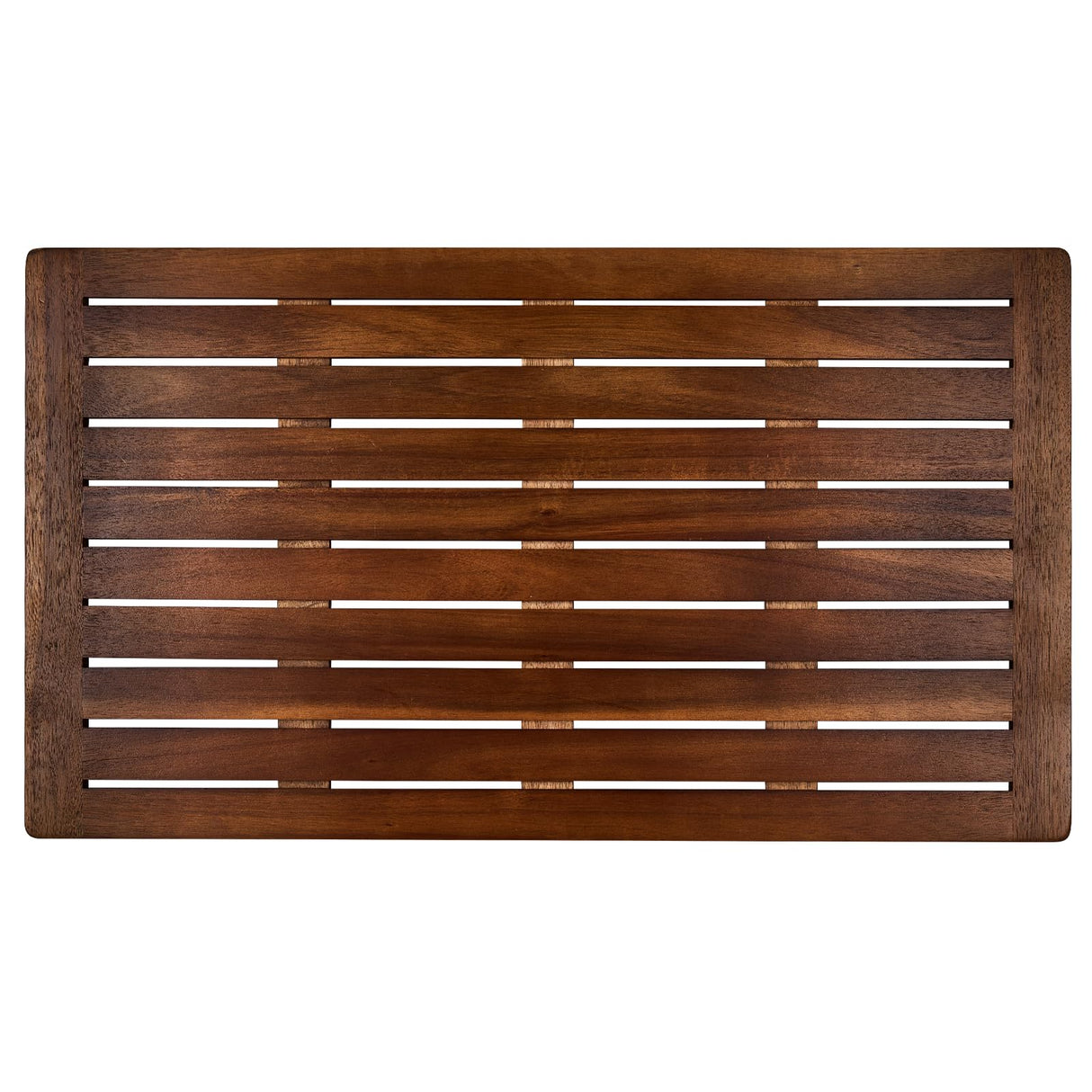 Upolana Teak Shower Mat, 32 x 18 inch Wood Bath Mat for Inside Shower, Premium Wooden Shower Floor Mat, Teak Wood Bath Mat for Bathroom Spa & Outdoor Use Upolana