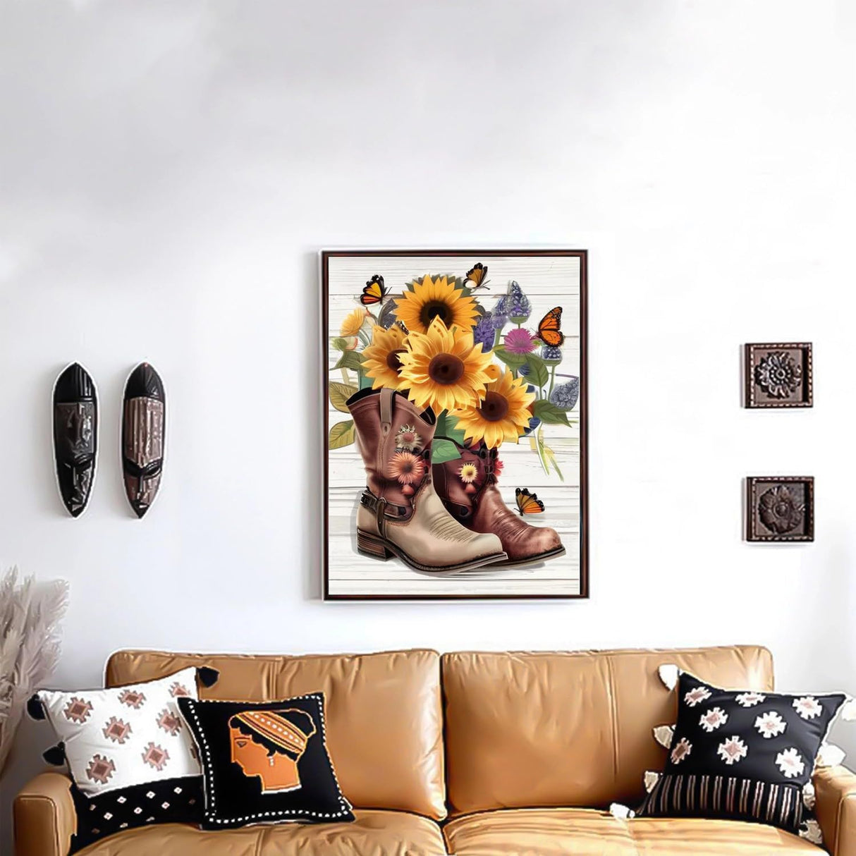 ARPADAMO Diamond Art Kits for Adults,5D Sunflower Diamond Painting DIY Flower Diamond Art Diamond Painting Kits for Adult,Round Full Drill Diamonds, Diamond Art Kits for Home Decor-12x16inch ARPADAMO