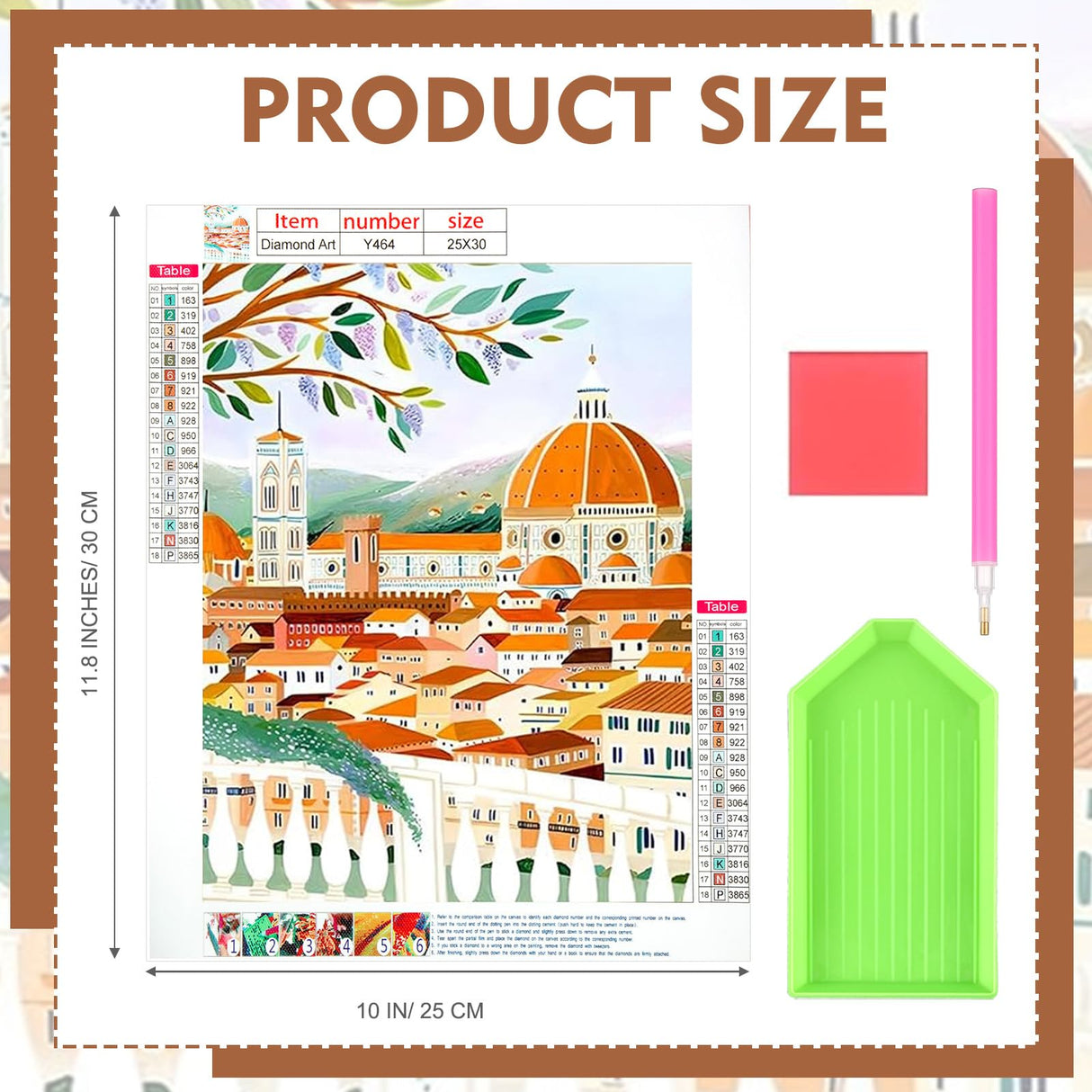 Yeaqee 4 Pcs Diamond Art Kits DIY Painting for Adult Aesthetic Wall Diamond Crafts Aesthetic Room Decor Cute Painting Pictures 5d Craft Wall Decor for Home 10 x 11.8''(Scenery) Yeaqee