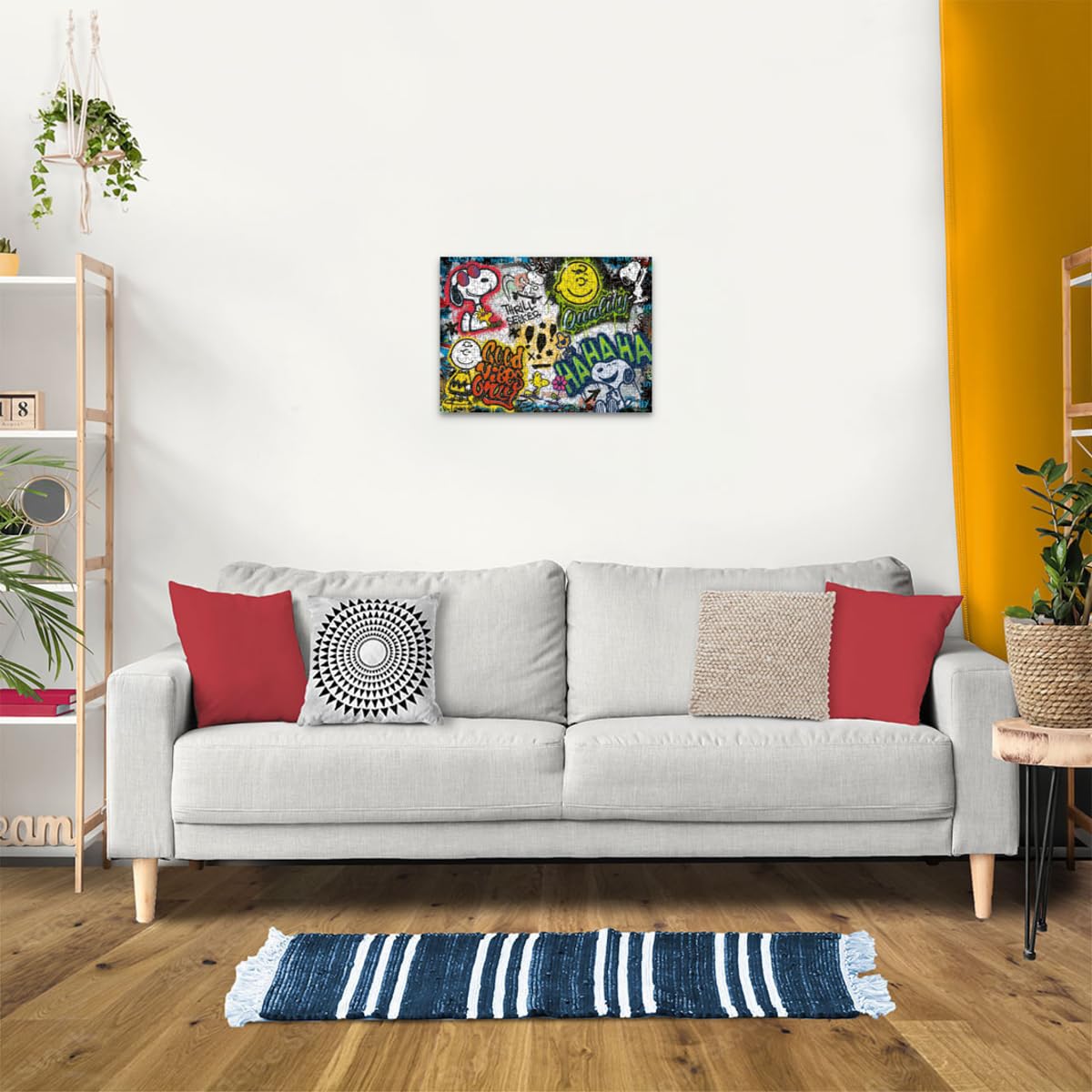 Ravensburger Peanuts Graffiti 500 Piece Jigsaw Puzzle - 12000389 - Handcrafted Tooling, Made in Germany, Every Piece Fits Together Perfectly Ravensburger