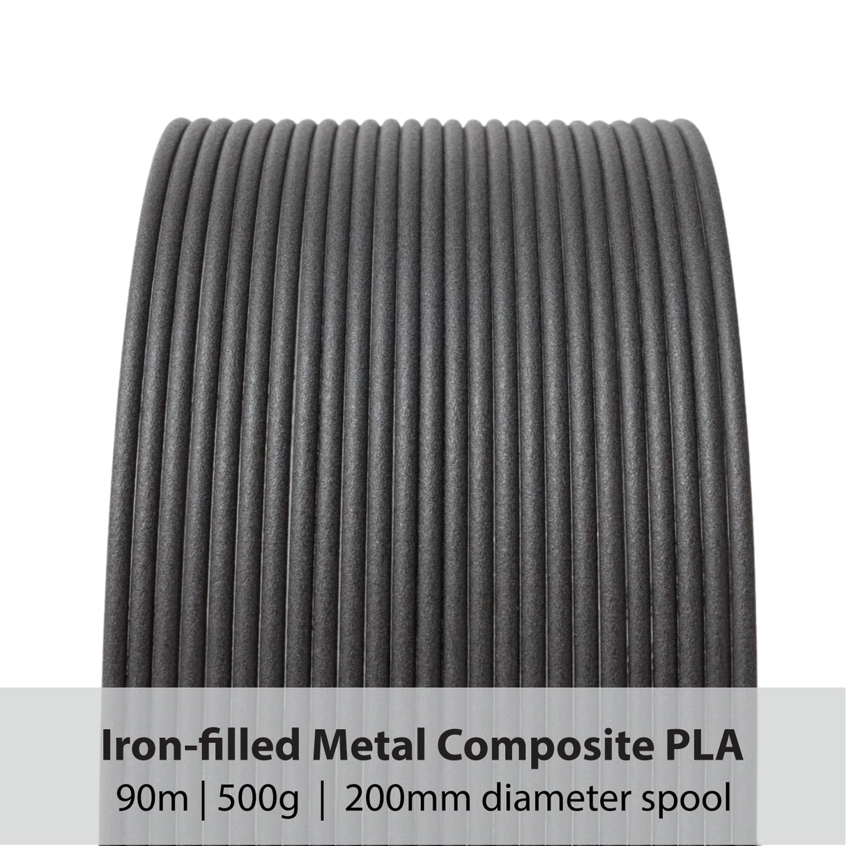 Protopasta Ferromagnetic Iron PLA 3D Printer Filament | ProtoPlant Metal-Filled PLA Plastic Printer Filament with 45% Iron | Patina Friendly Metal Composite Filament | 500g Metallic Spool Proto-Pasta