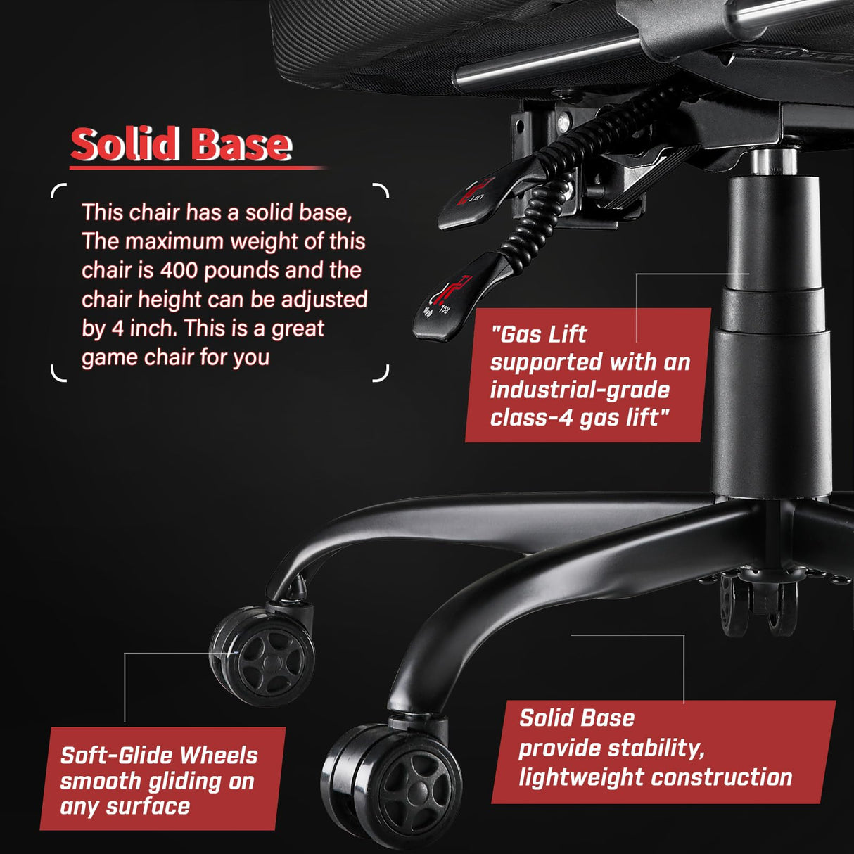 LEMBERI Big and Tall Gaming Chair 400lb Weight Capacity,Gamer Chairs for Adults,Video Game Chair wth Footrest,Racing Style Computer Gamer Chair with Headrest and Lumbar Support (Gray) LEMBERI