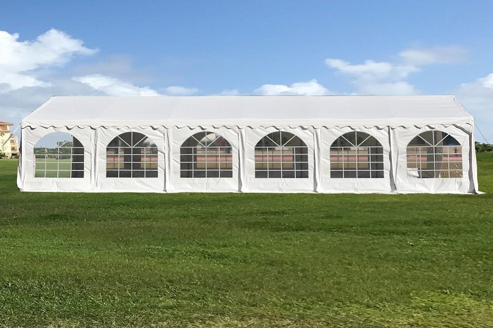 DELTA 40'x20' Budget PVC Party Tent, Large Wedding Tent Canopy Heavy Duty Party Tent Outdoor Patio Tent Outdoor Gazebo Event Shelter Canopy DELTA