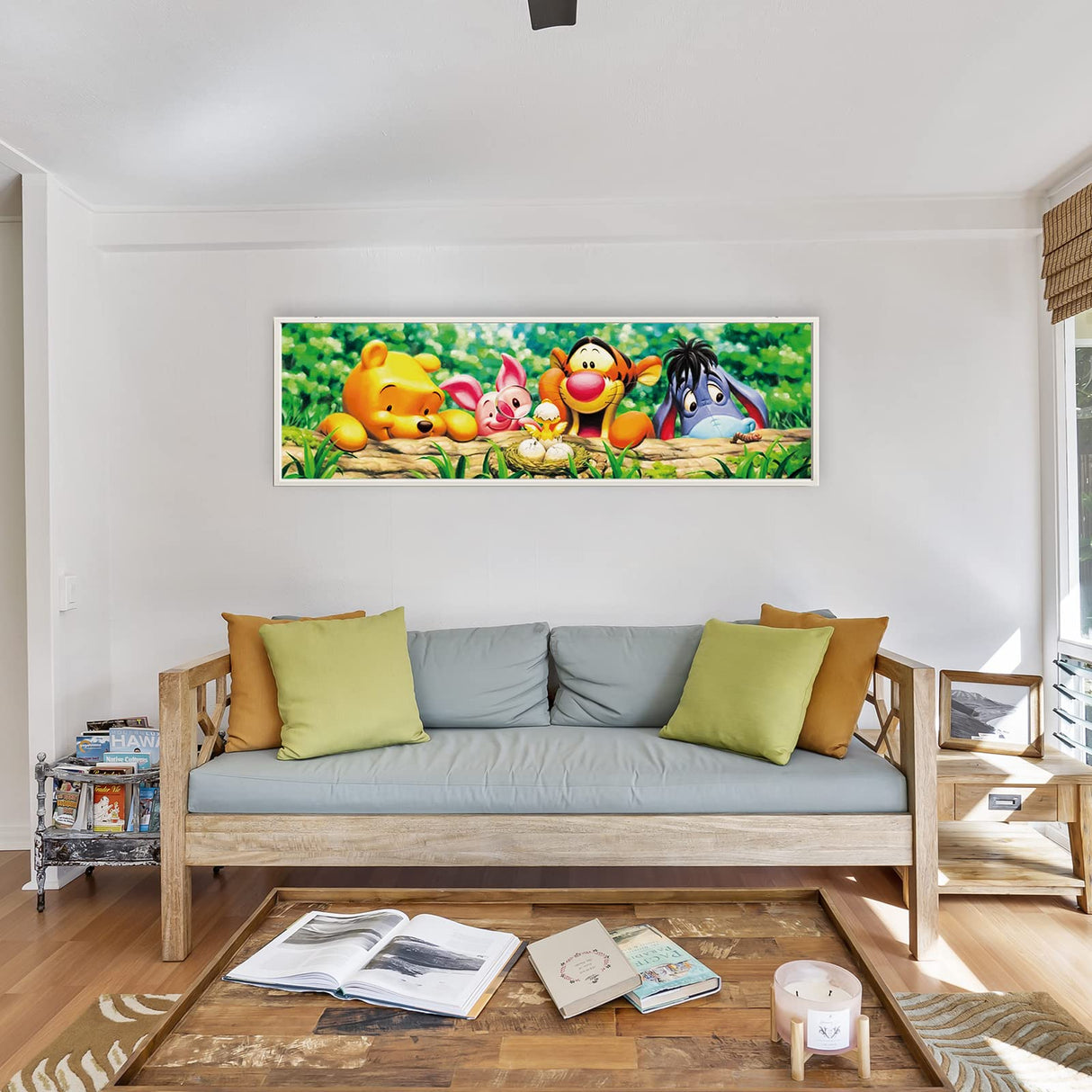 Cartoon Friends Large Diamond Painting Kits for Adults - 5D Diamond Art Kits for Adults Kids Beginner,DIY Full Drill Diamond Dots Rhinestone with Tools Accessories for Home Wall Decor Gifts 36x12inch JYLMOOD