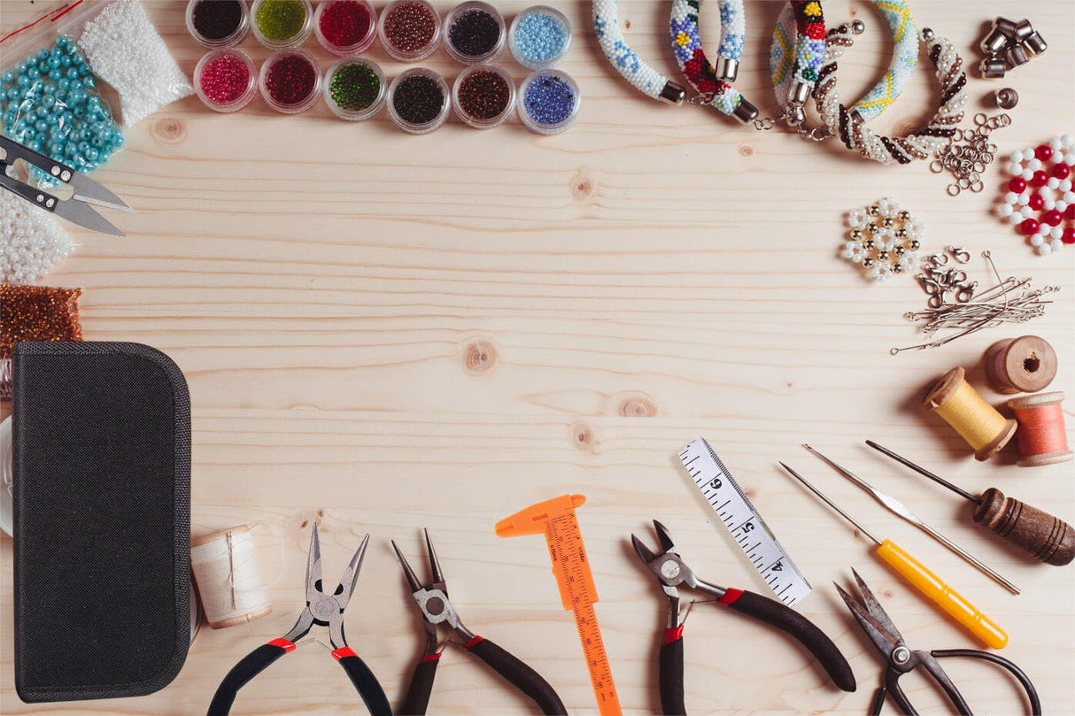 PAXCOO 19Pcs Jewelry Making Tools Kit with Zipper Storage Case for Jewelry Crafting and Jewelry Repair PAXCOO