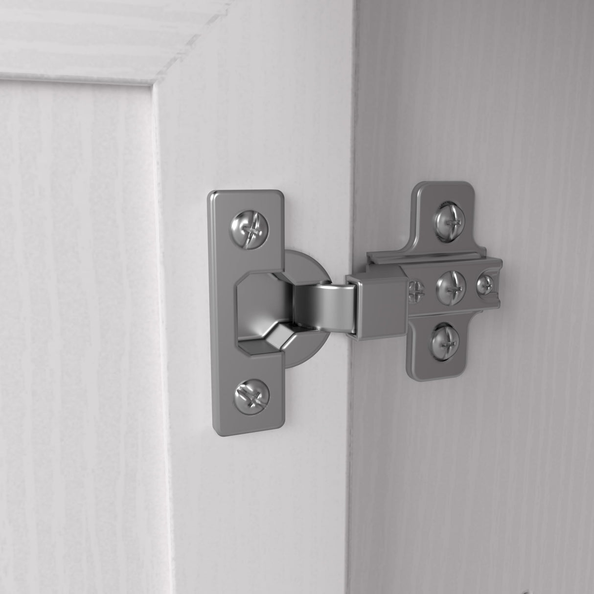 Bush Furniture Key West Small Storage Cabinet with Doors and Shelves in Pure White Oak, 2 Door Accent Chest for Home Office, Living Room, Entryway Bush Business Furniture